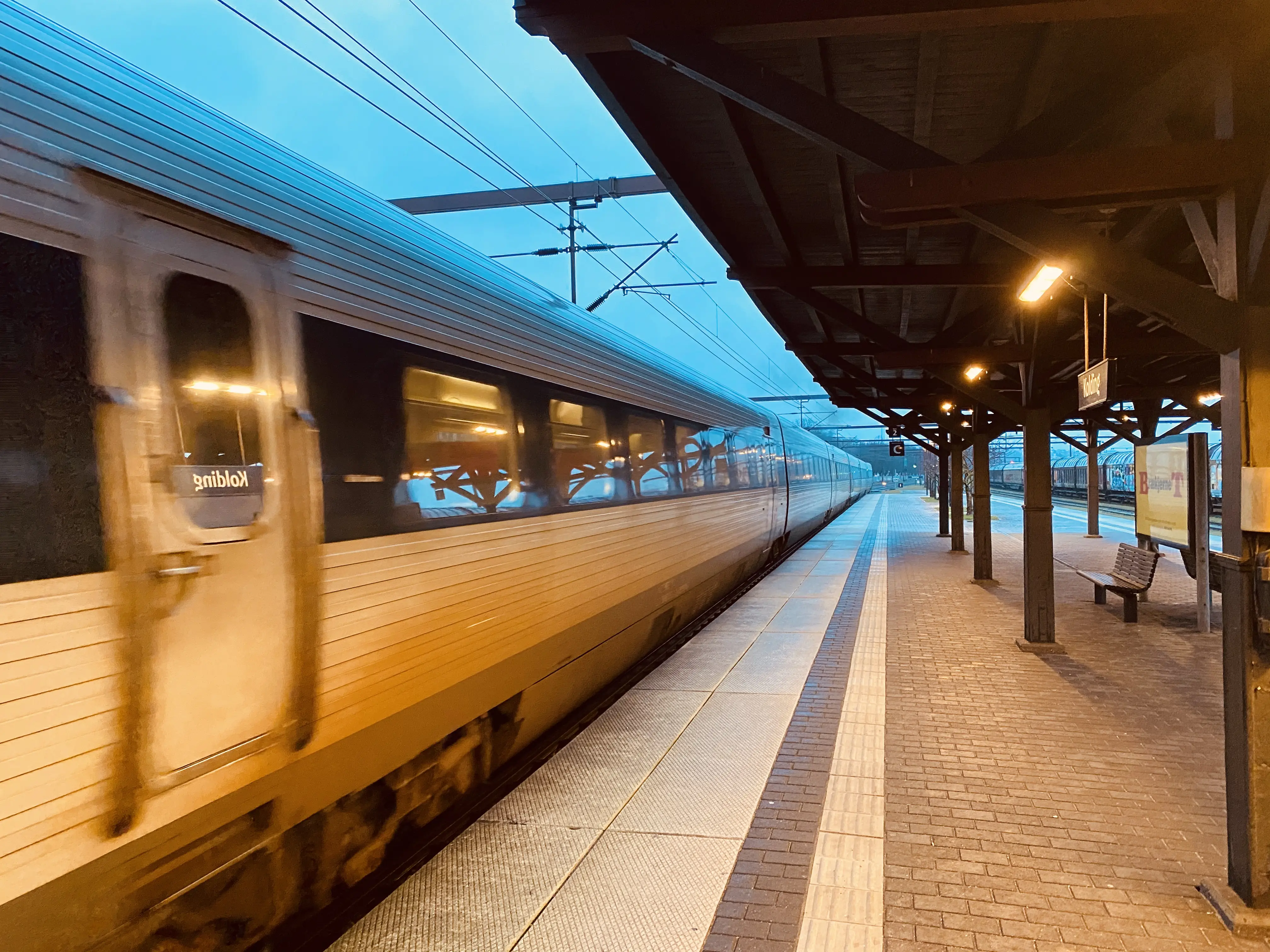 Billede af Kolding Banegård. Billede af Kolding Banegård.