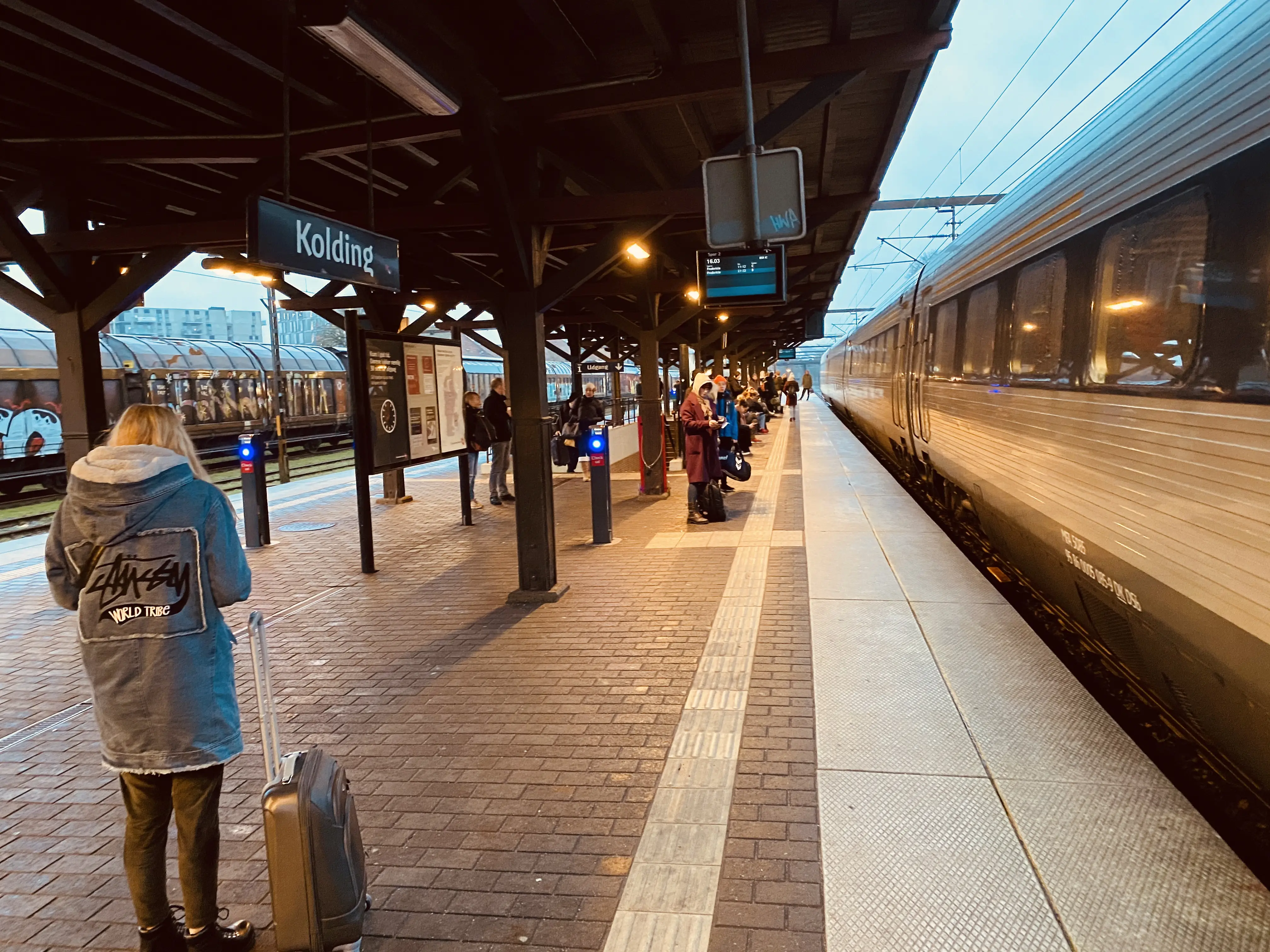 Billede af Kolding Banegård. Billede af Kolding Banegård.