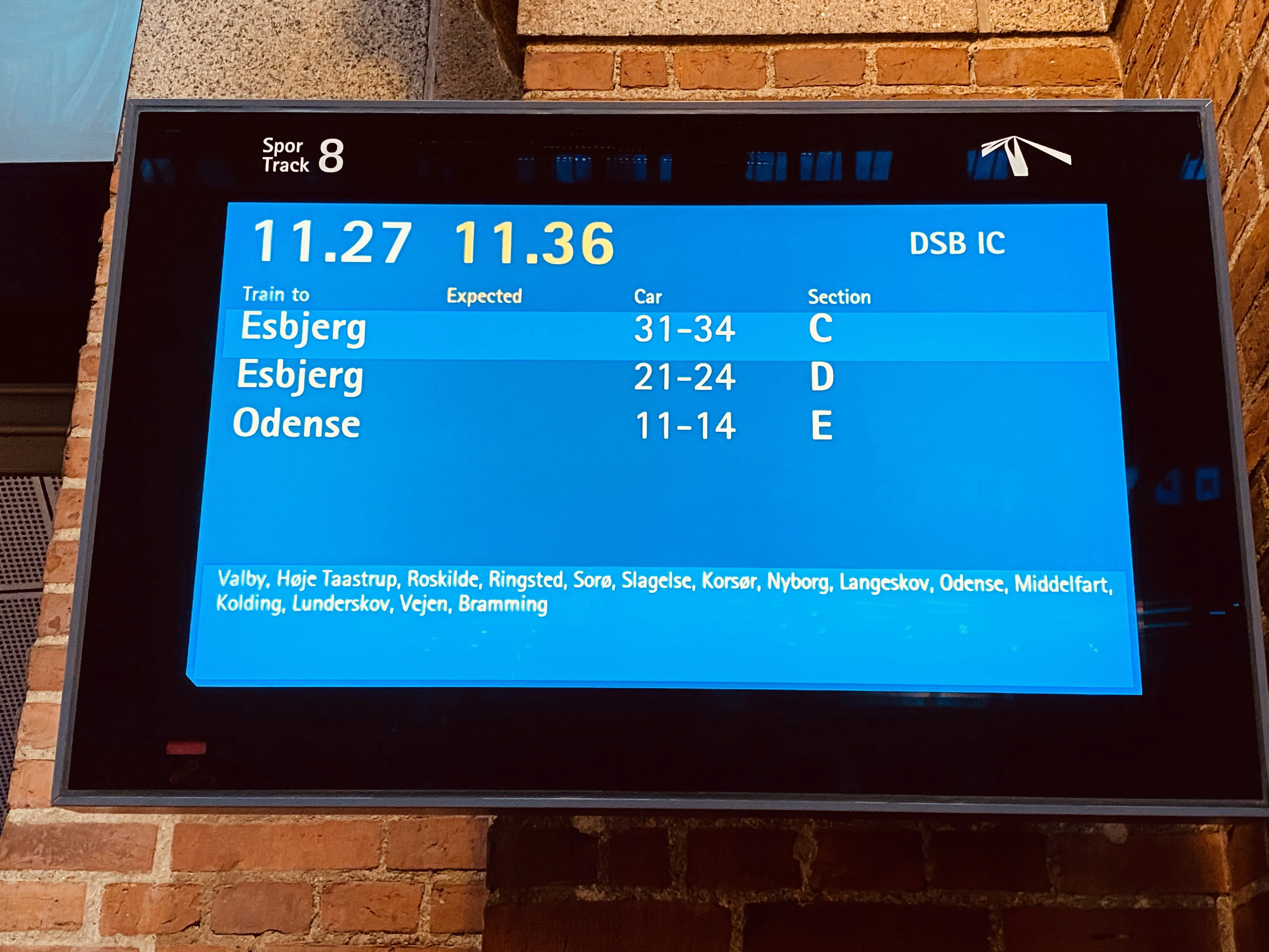 Billede af Slagelse Station.