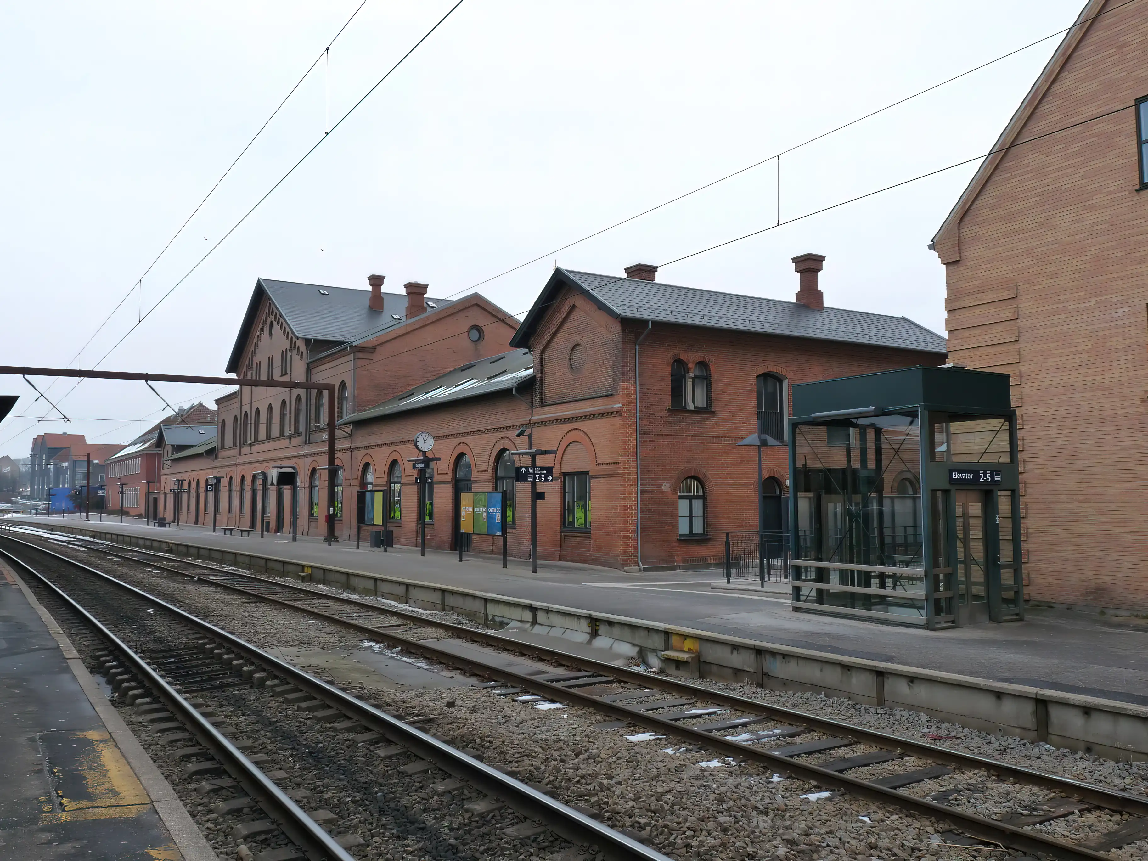 Billede af Slagelse Station.