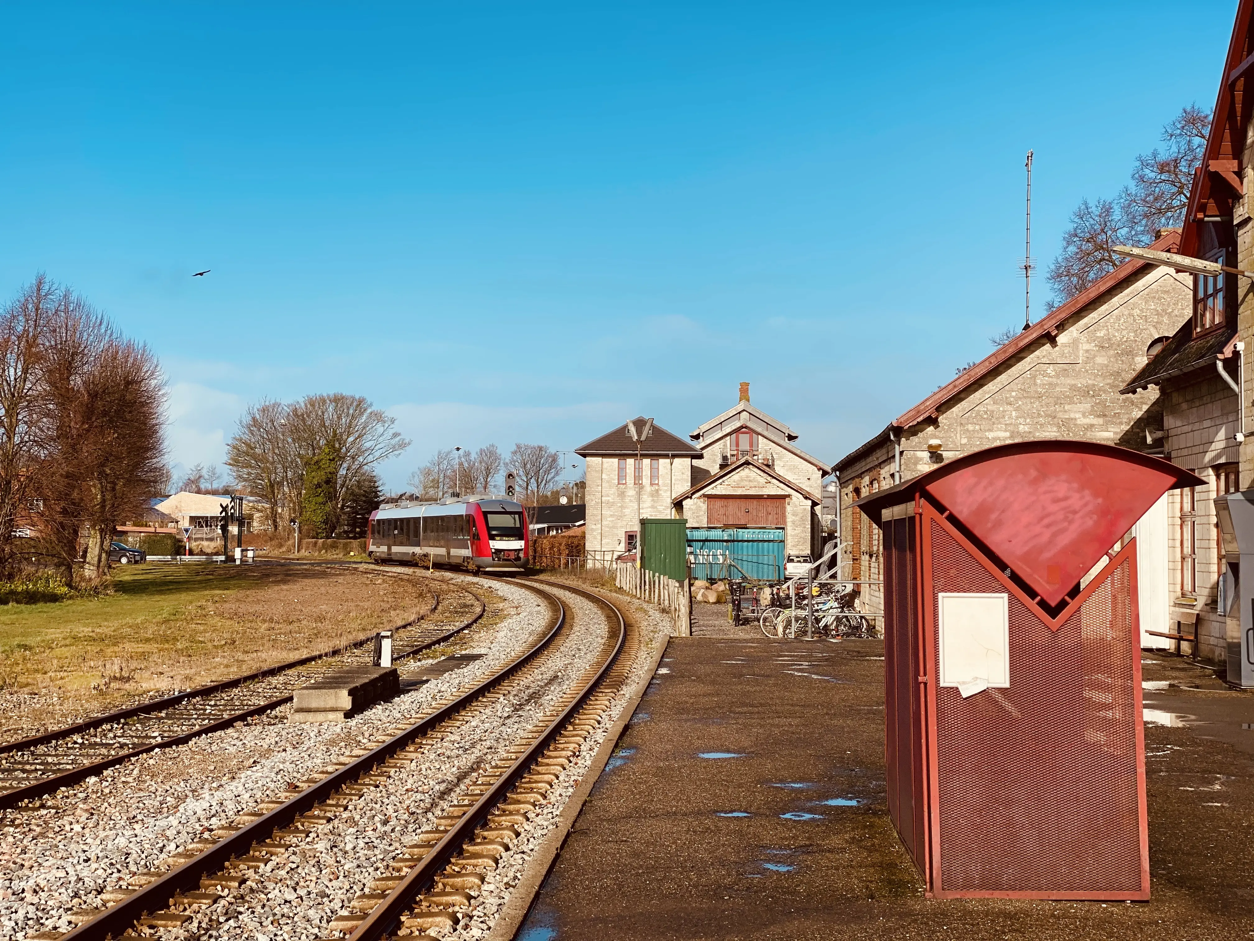 Billede af Rødvig Station.