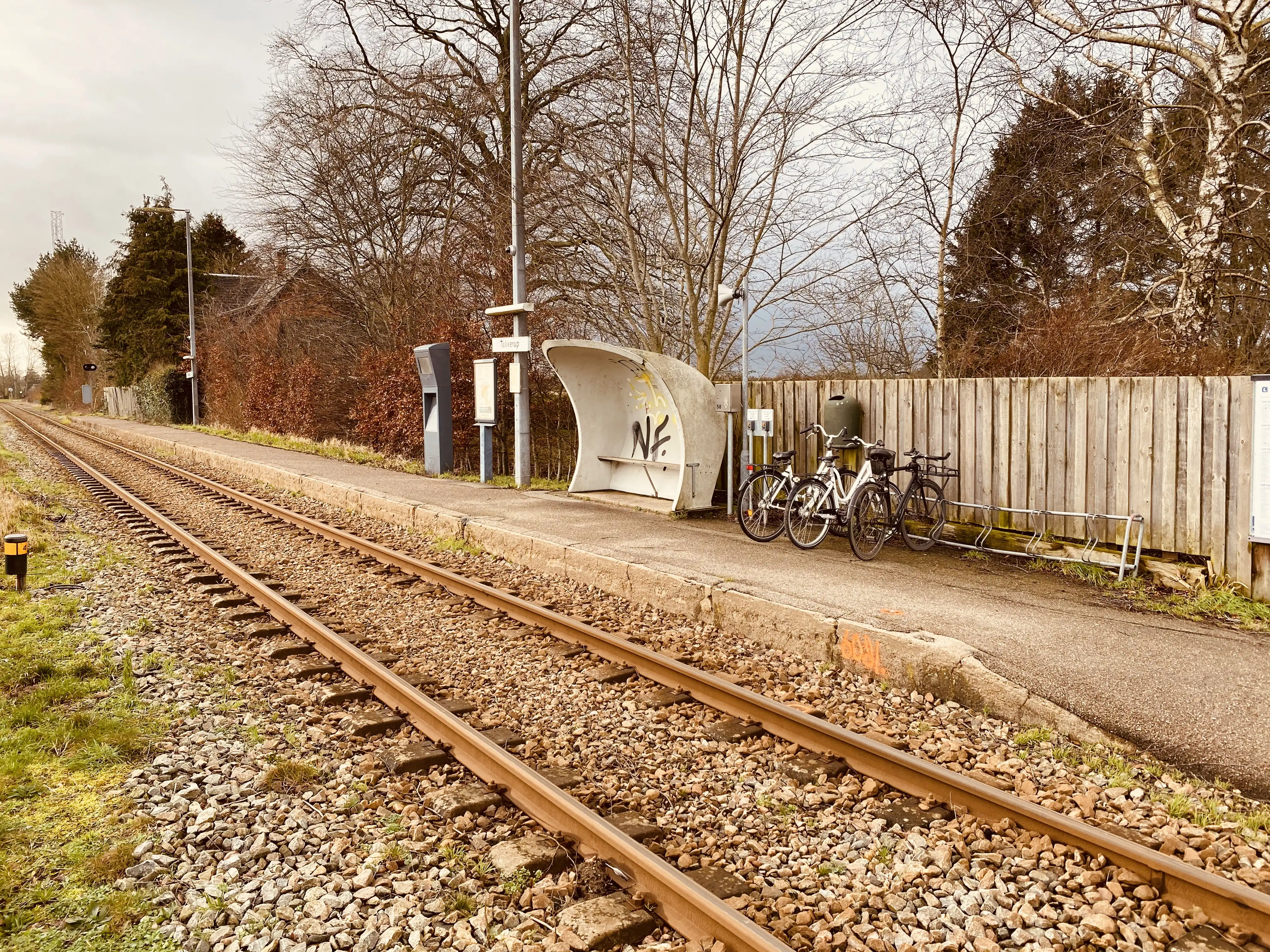 Billede af Tokkerup Trinbræt. Billede af Tokkerup Trinbræt.