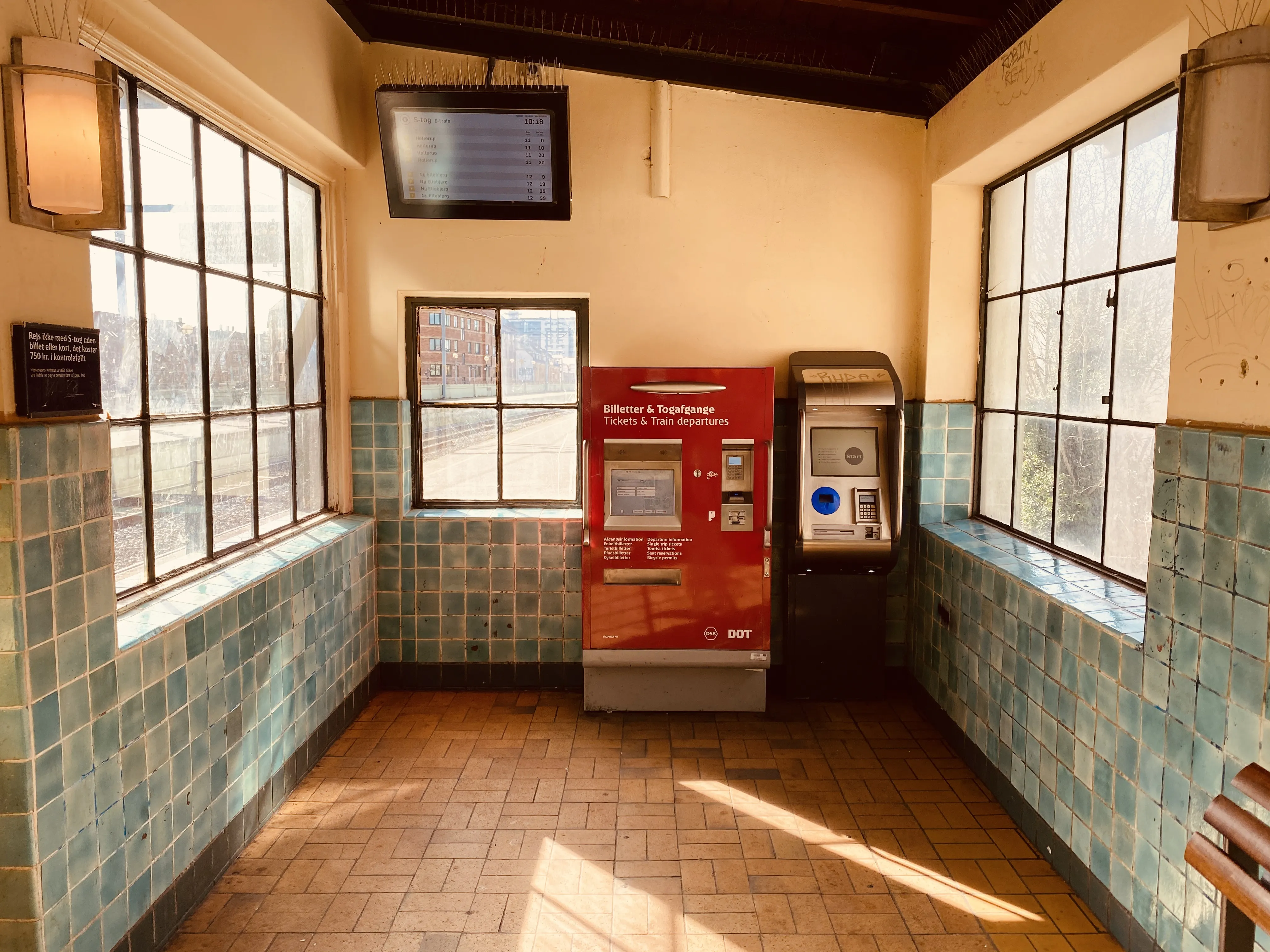 Billede af Nørrebro S-togsstation.