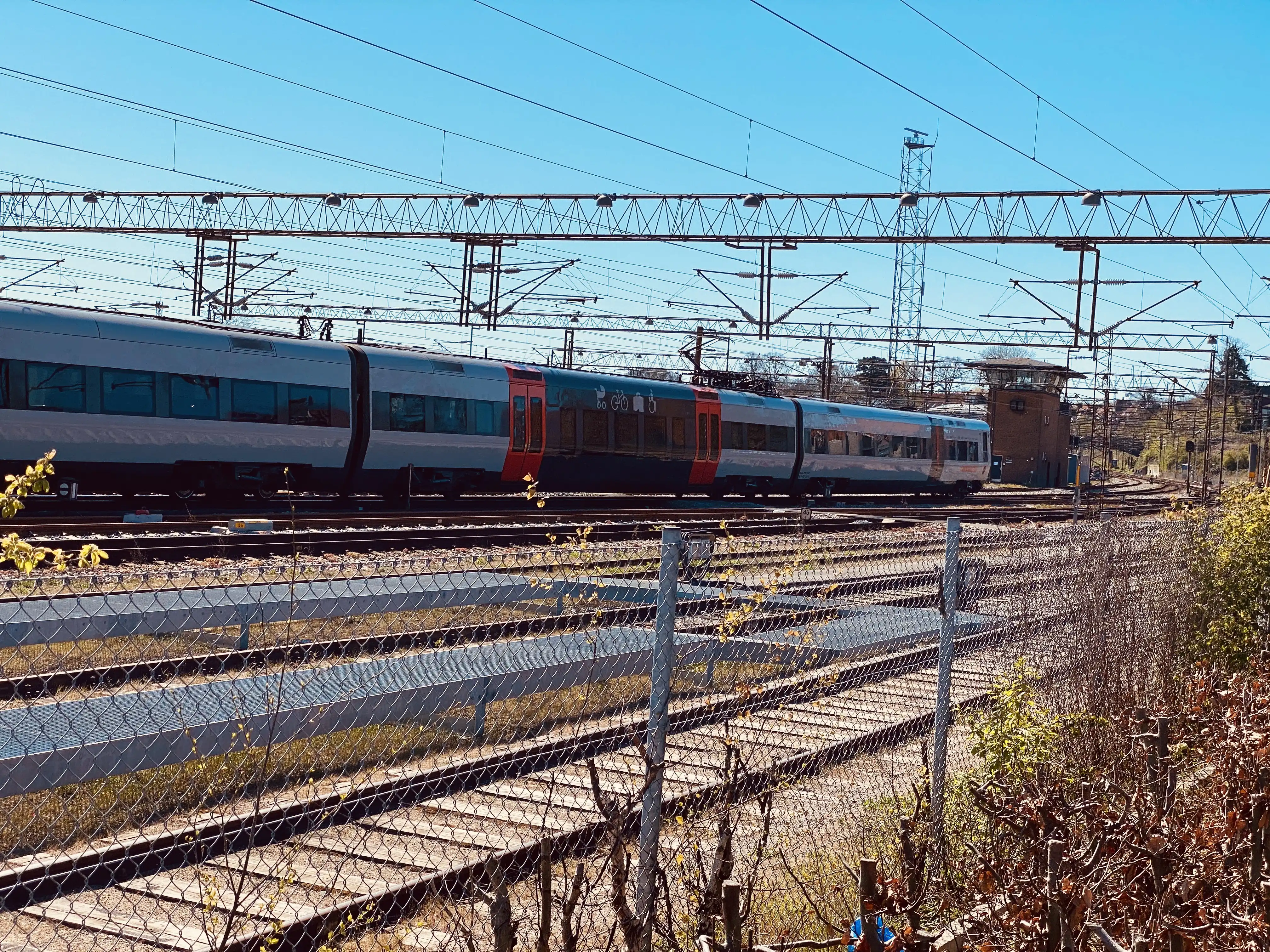 Billede af Helsingør Banegård s kommandopost.