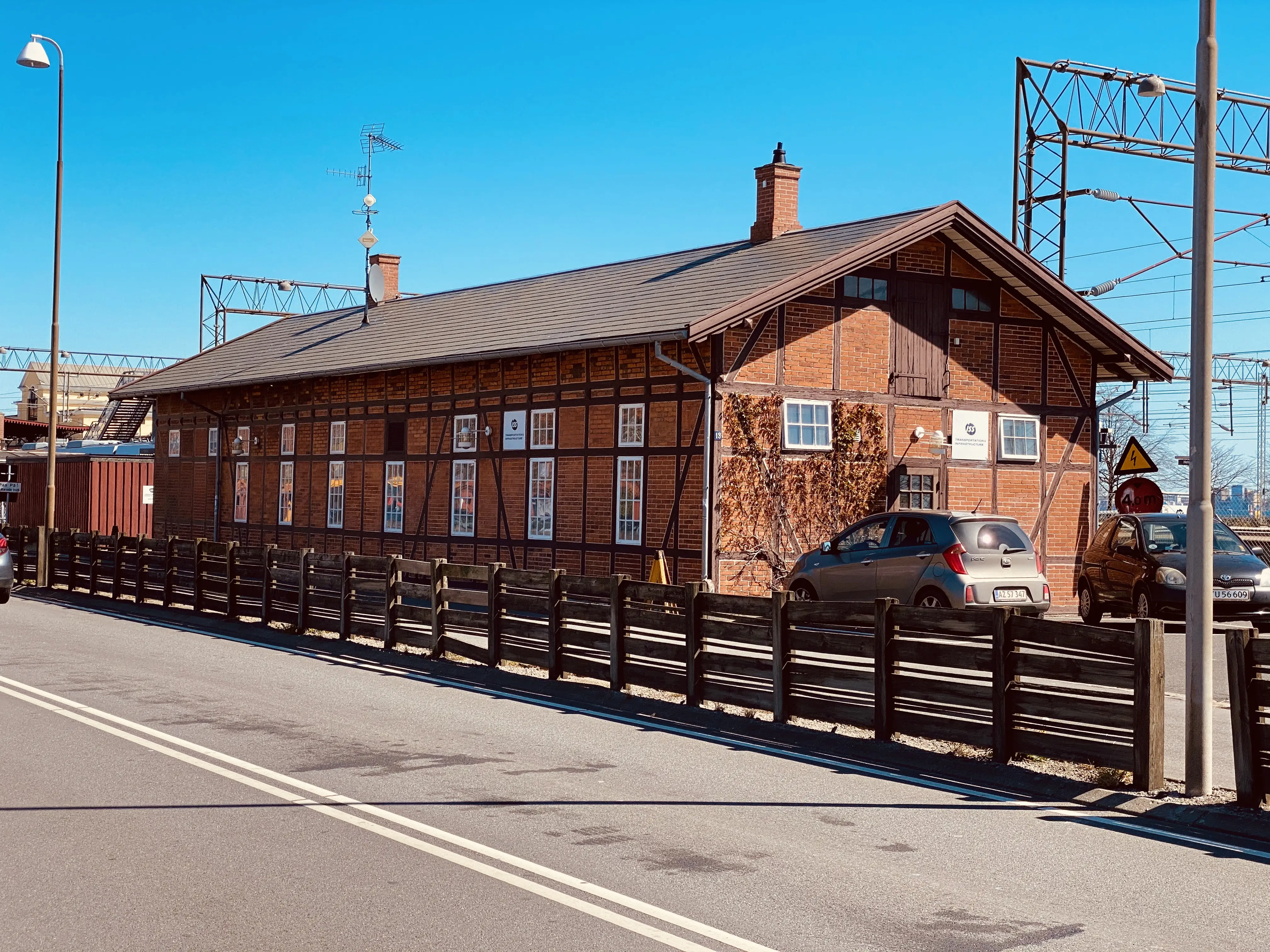 Billede af Helsingør Banegård s pakhus.