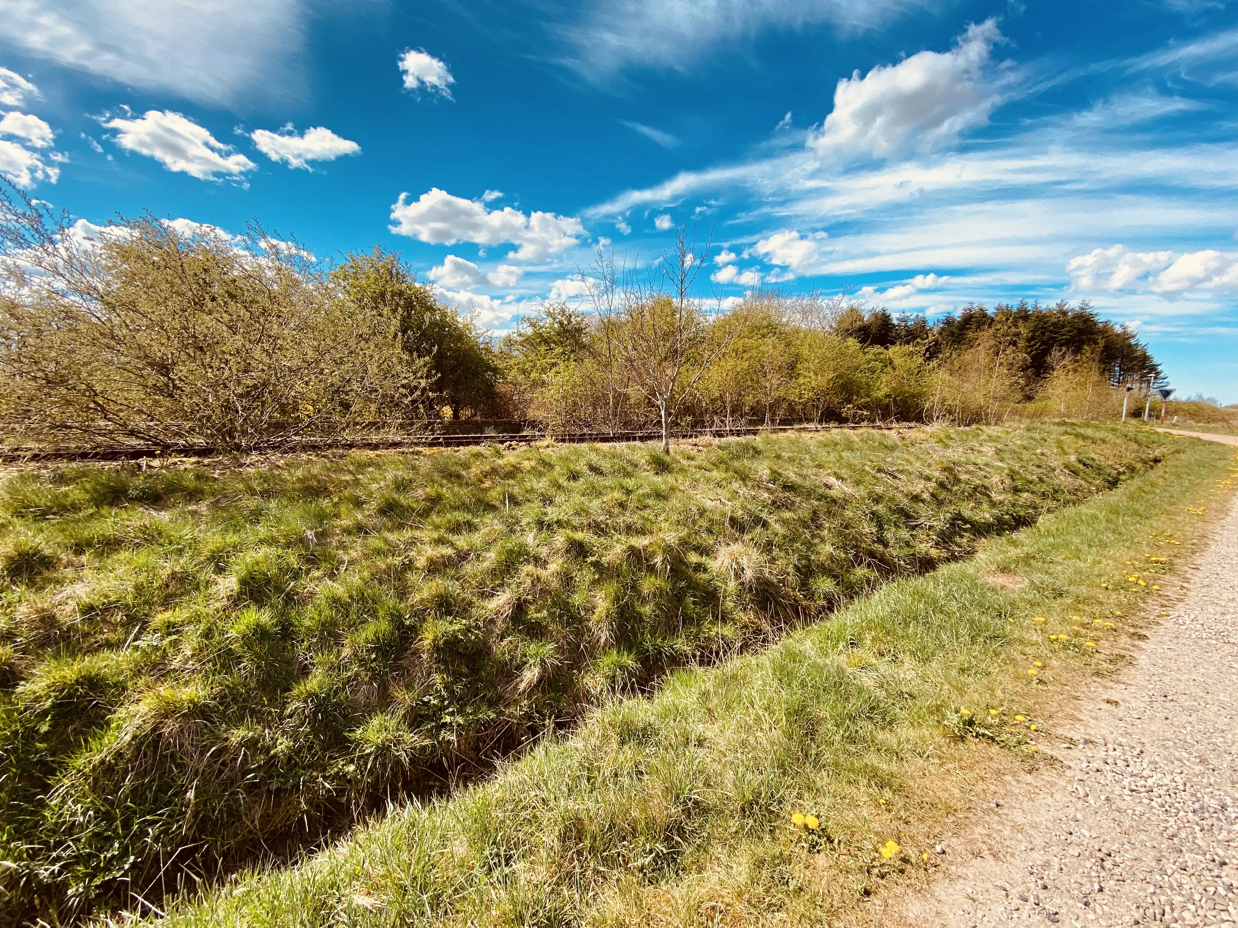Billede af Rørkær Trinbræt, som er nedrevet, men den har ligget her.
