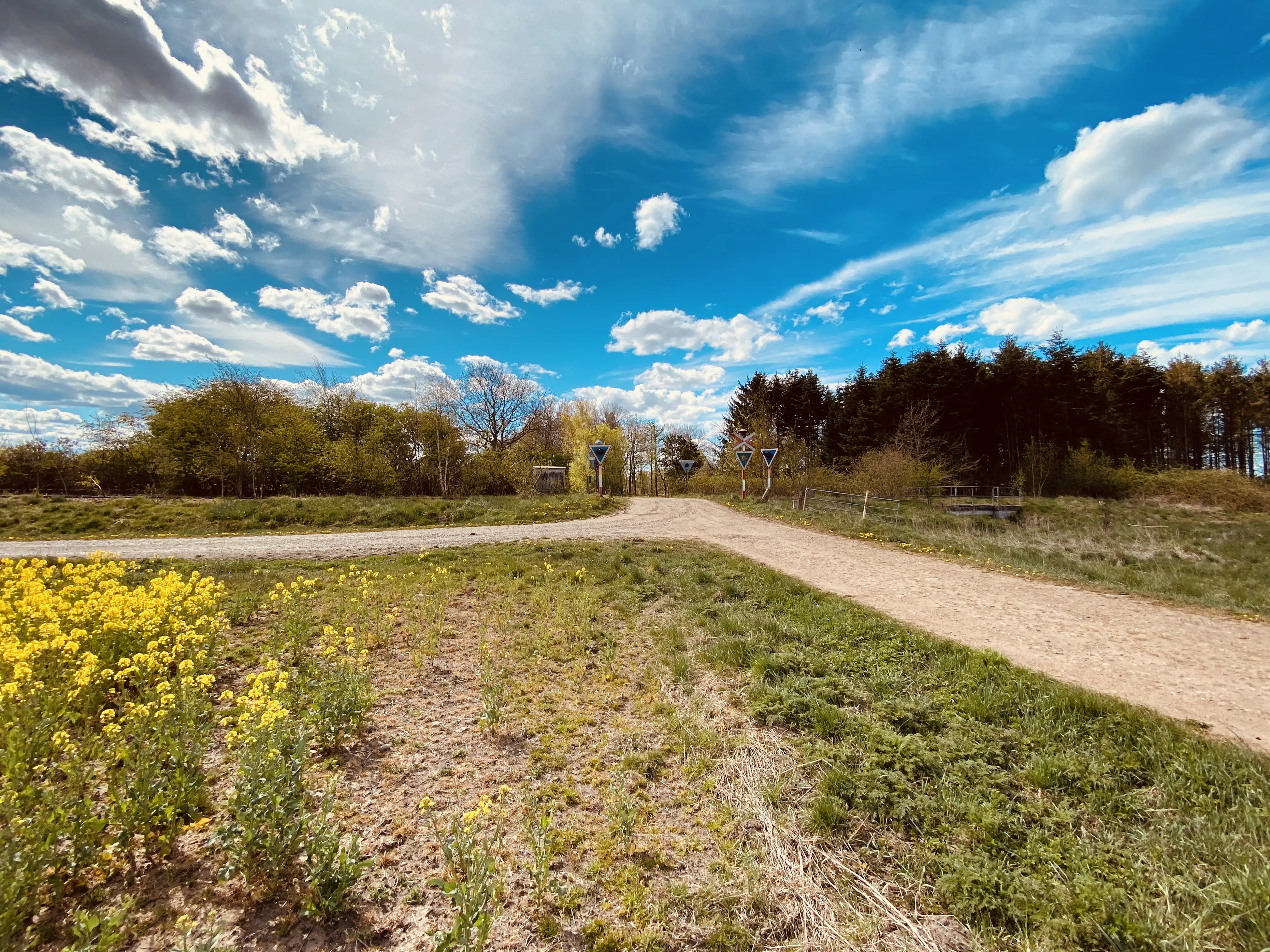 Billede af Rørkær Trinbræt, som er nedrevet, men den har ligget her.