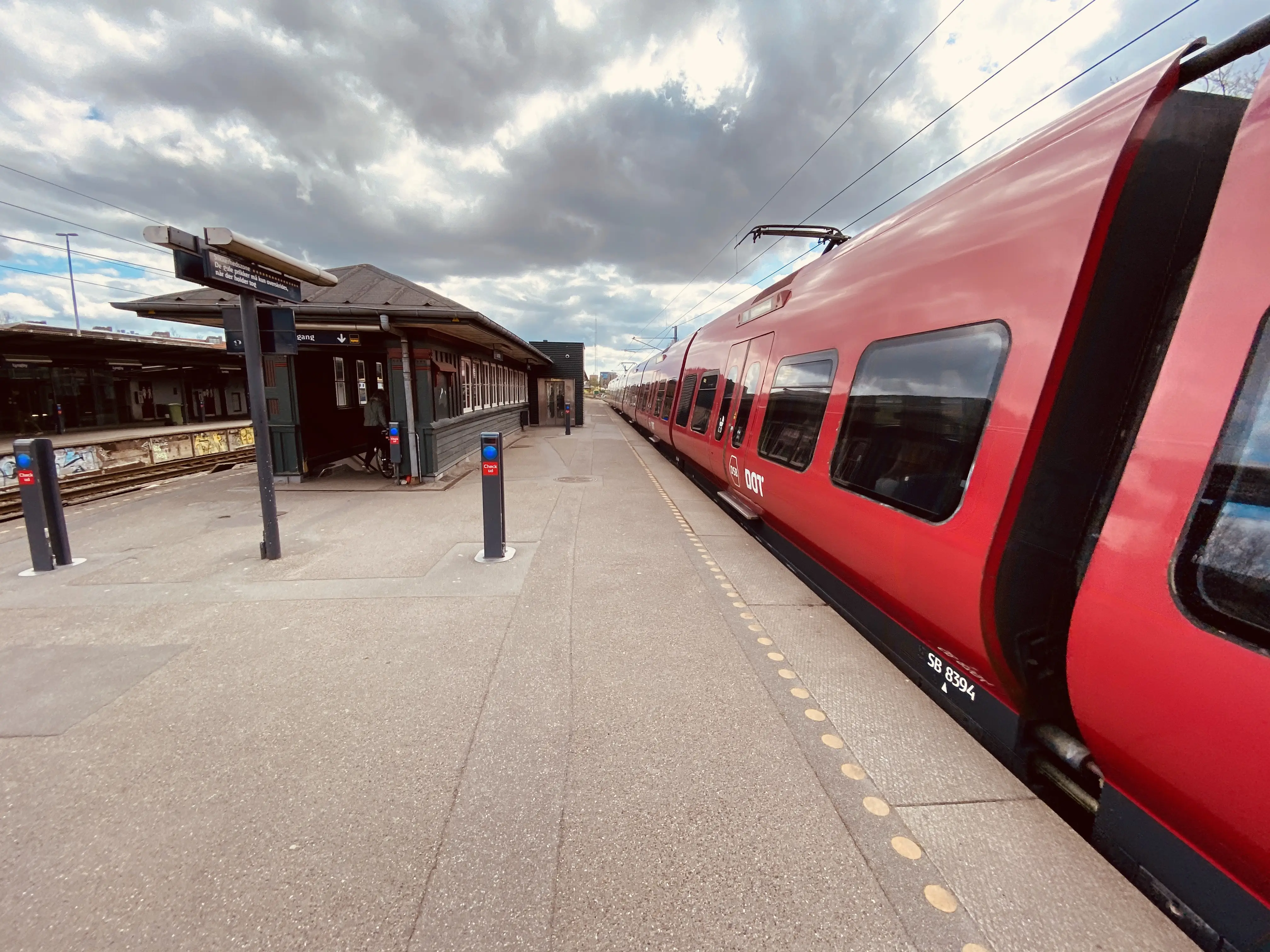 Billede af Lyngby Station.