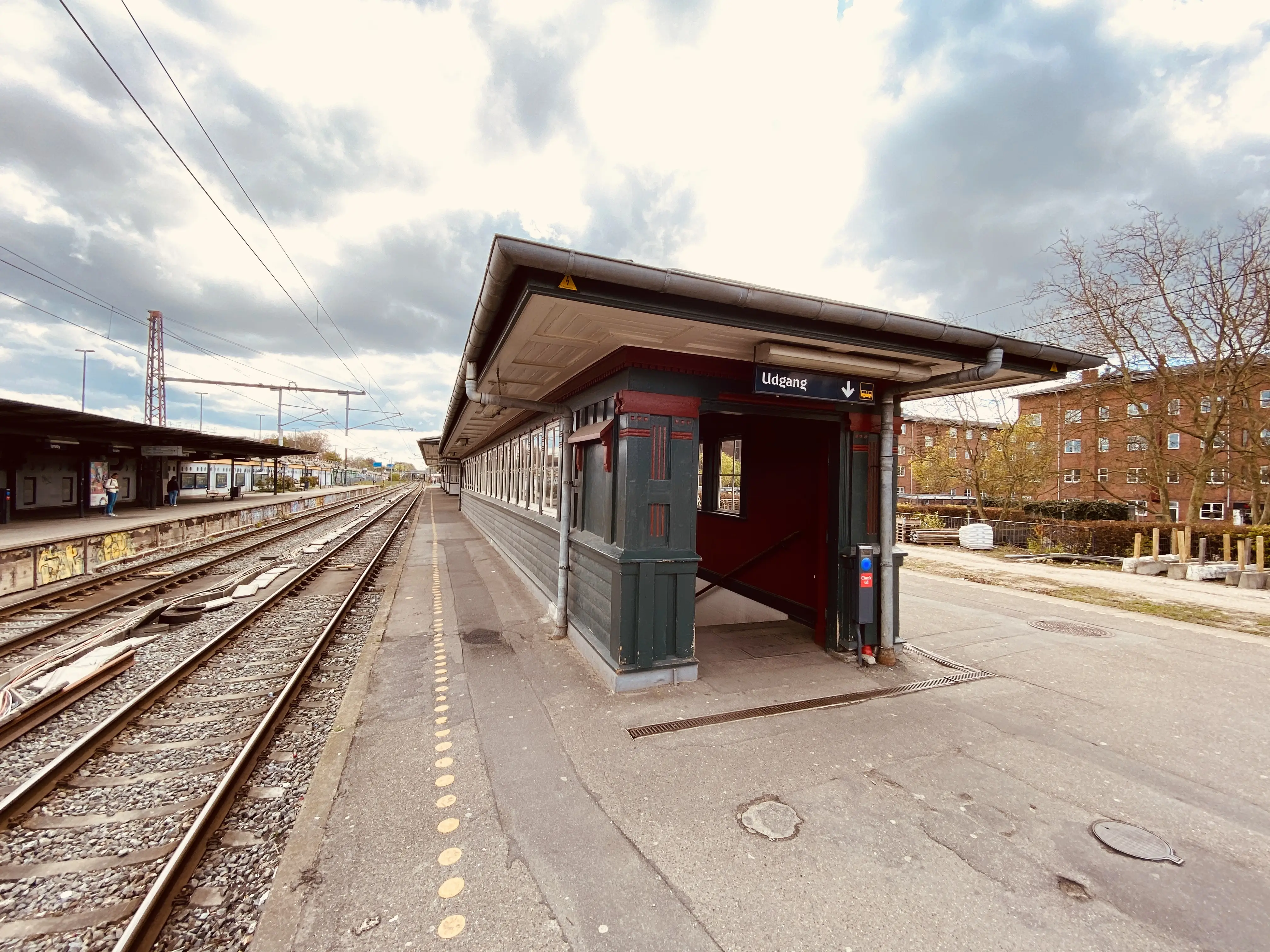 Billede af Lyngby Station.