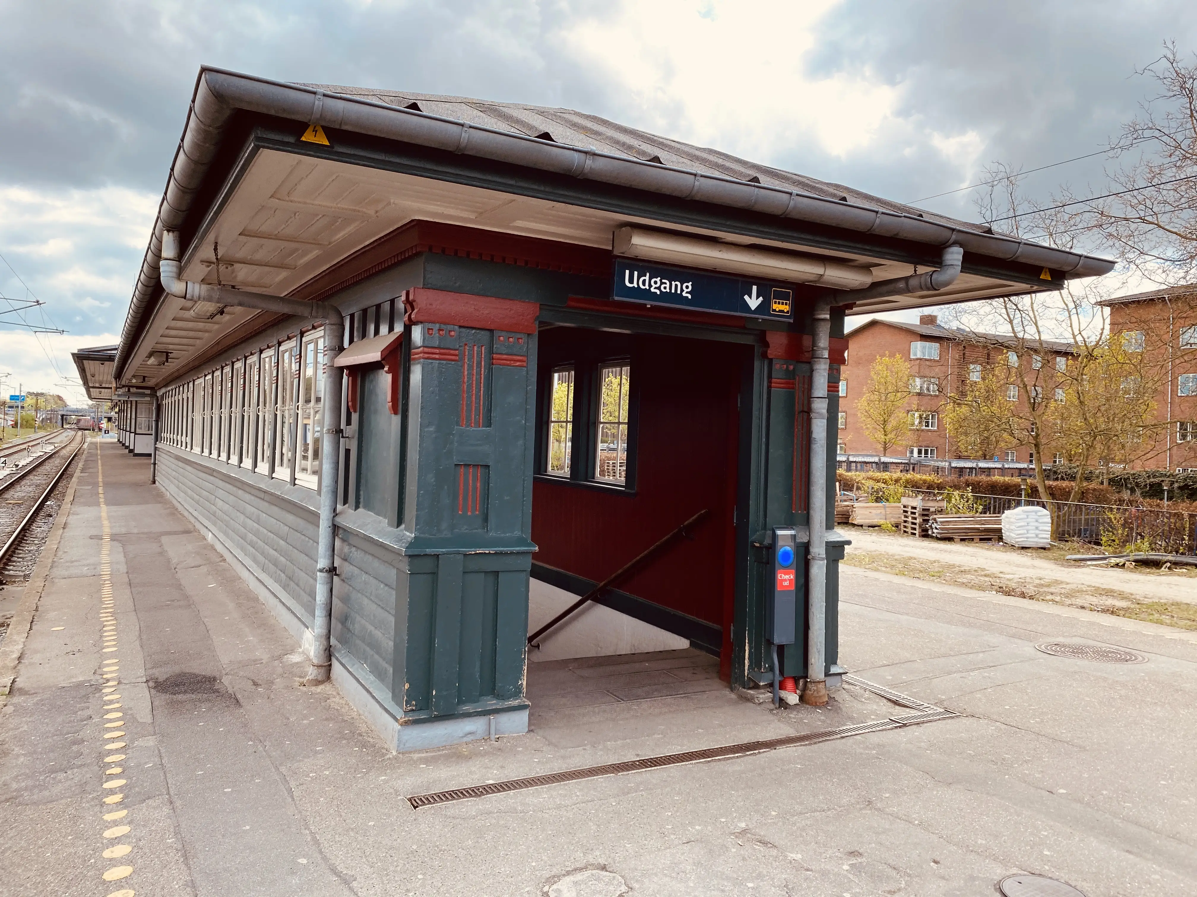 Billede af Lyngby Station.