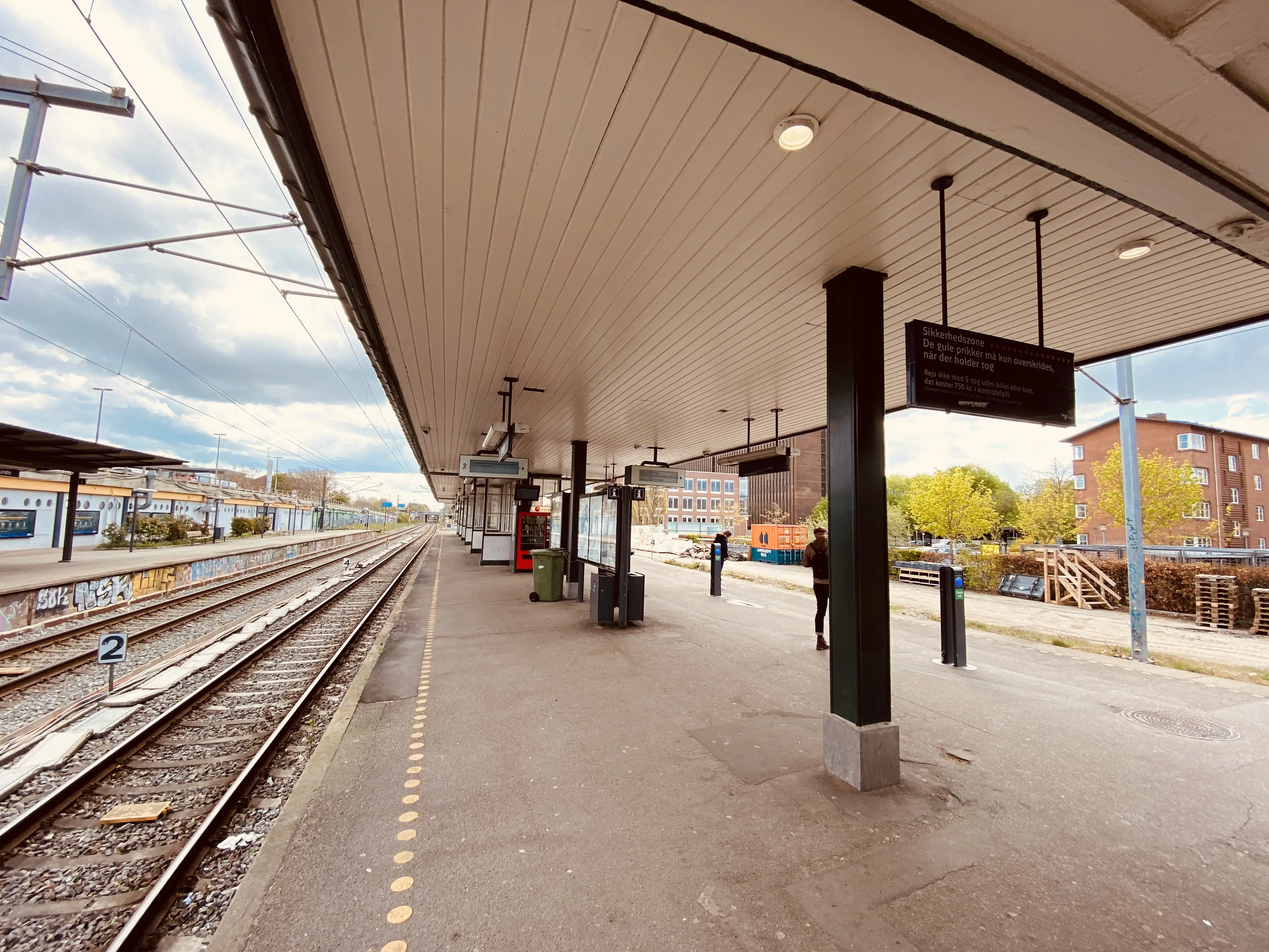 Billede af Lyngby Station.