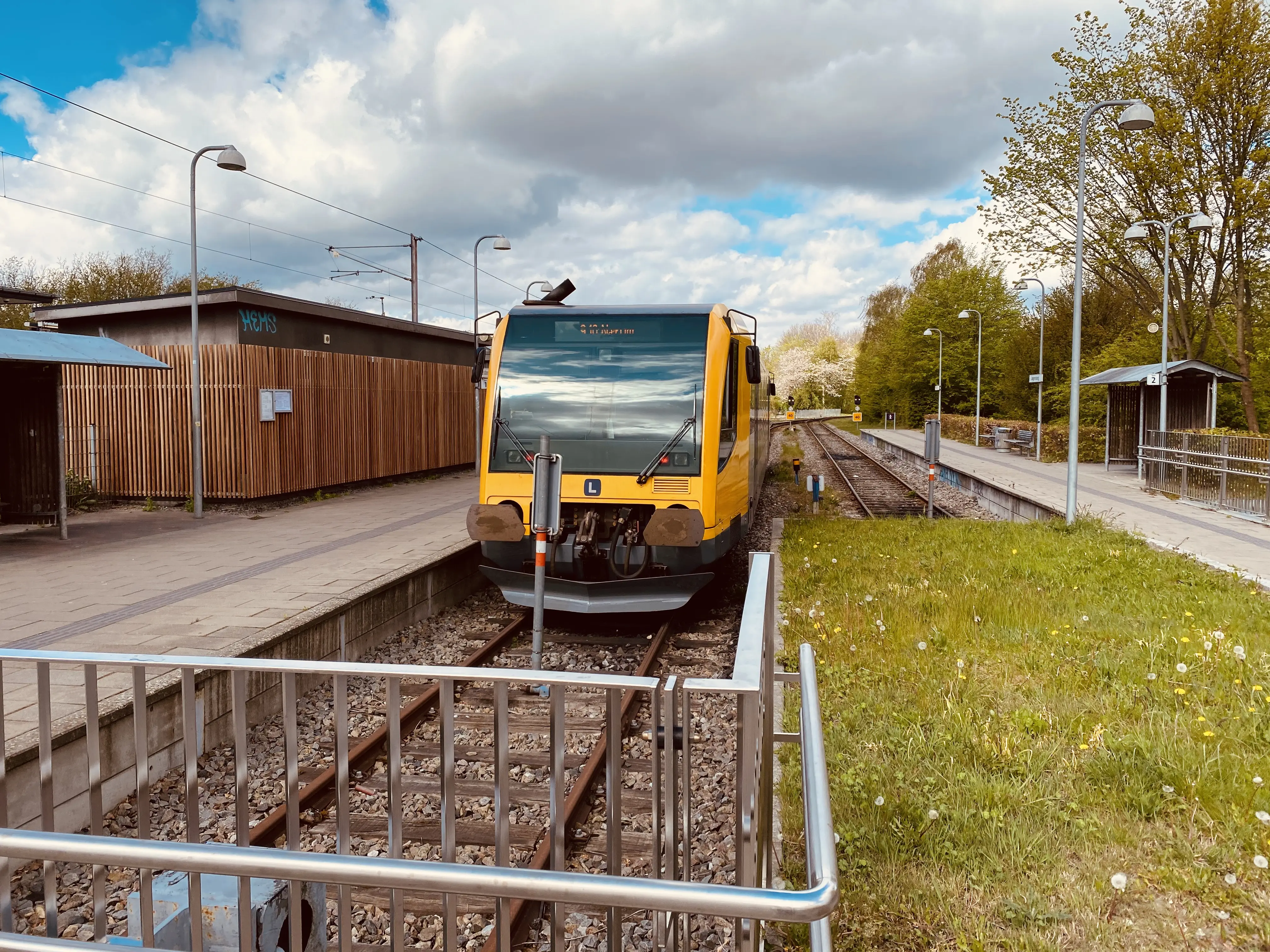 Billede af Jægersborg Lokalbane Station.