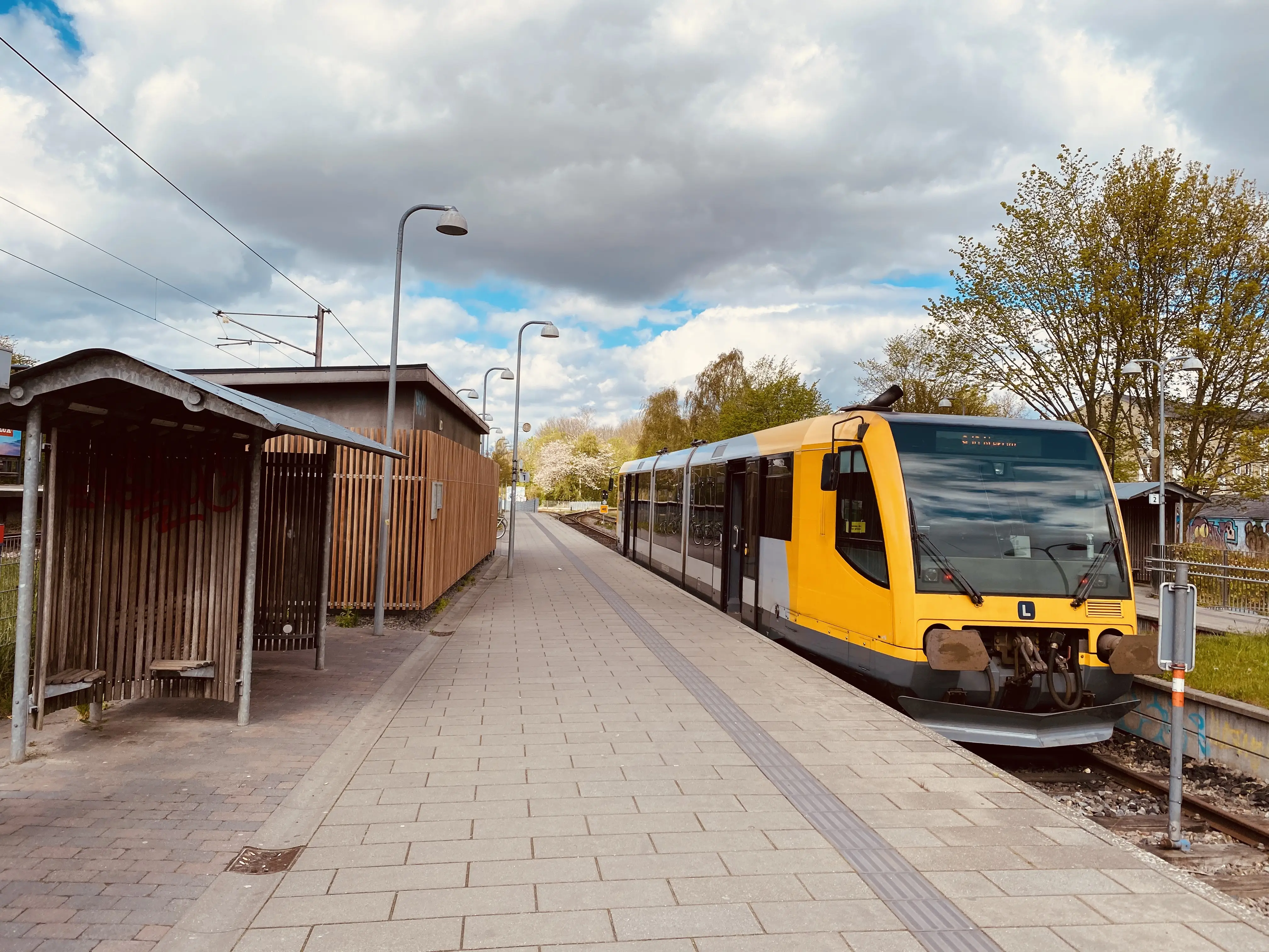 Billede af Jægersborg Lokalbane Station.