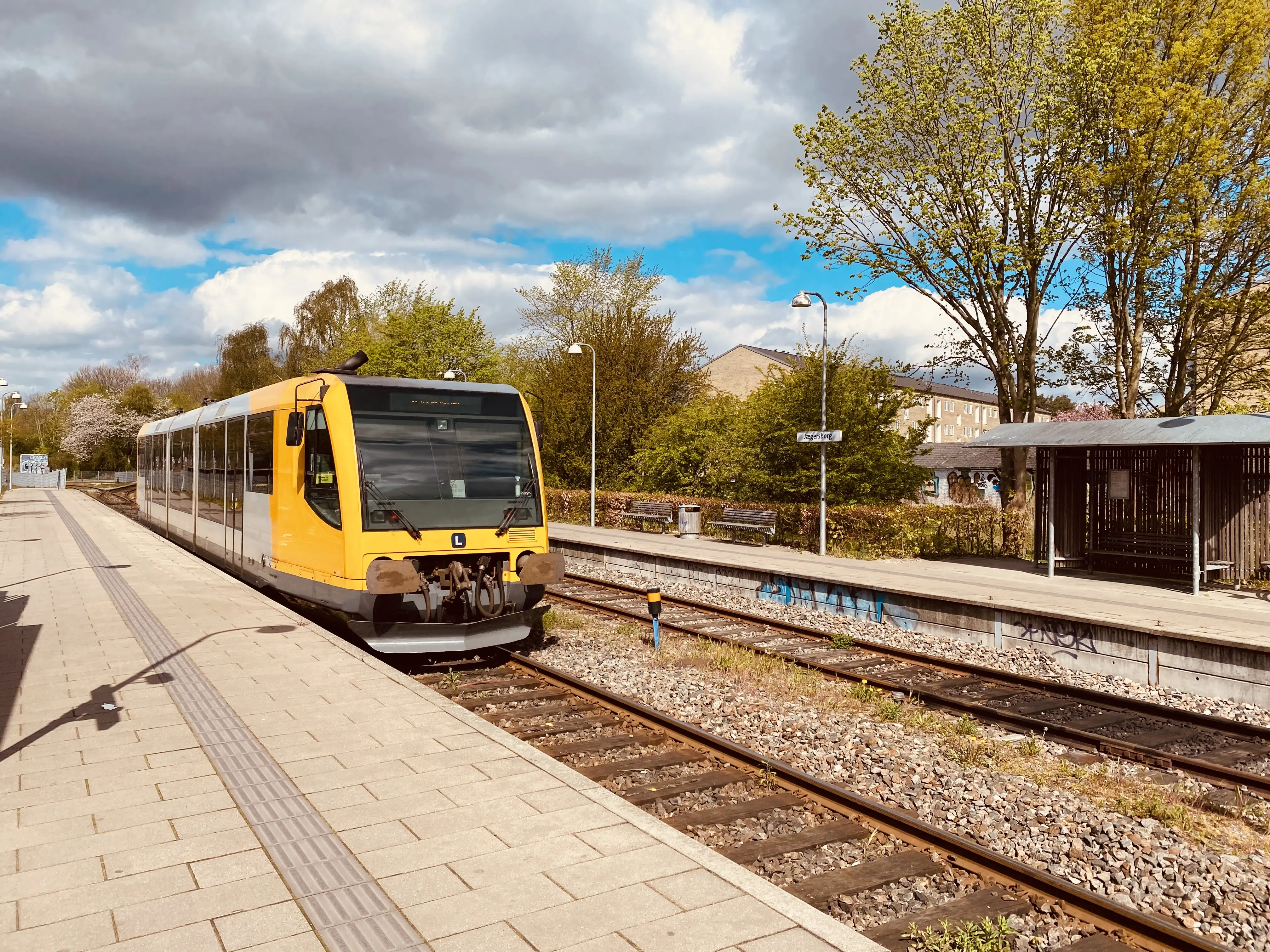 Billede af Jægersborg Lokalbane Station.