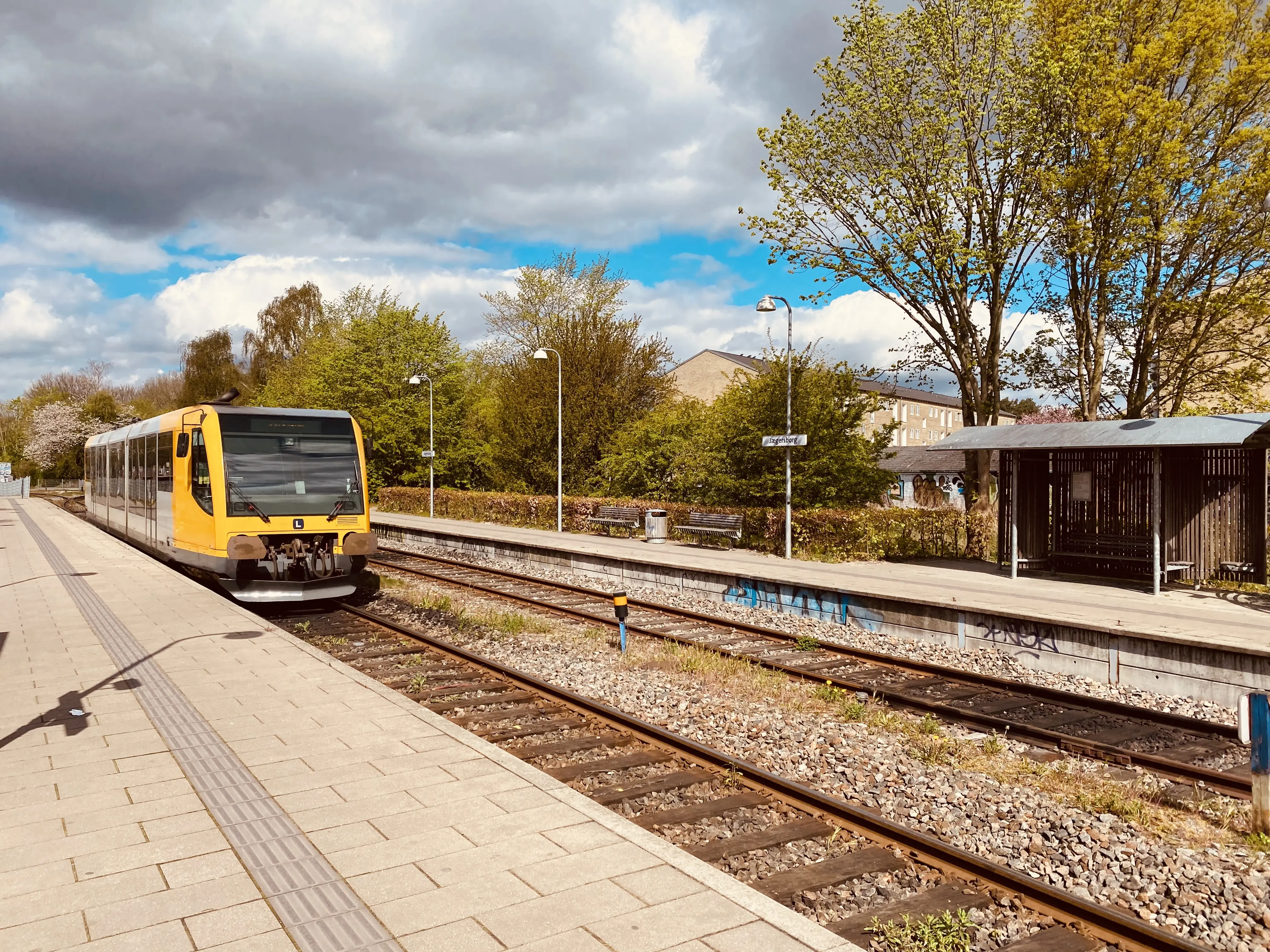 Billede af Jægersborg Lokalbane Station.