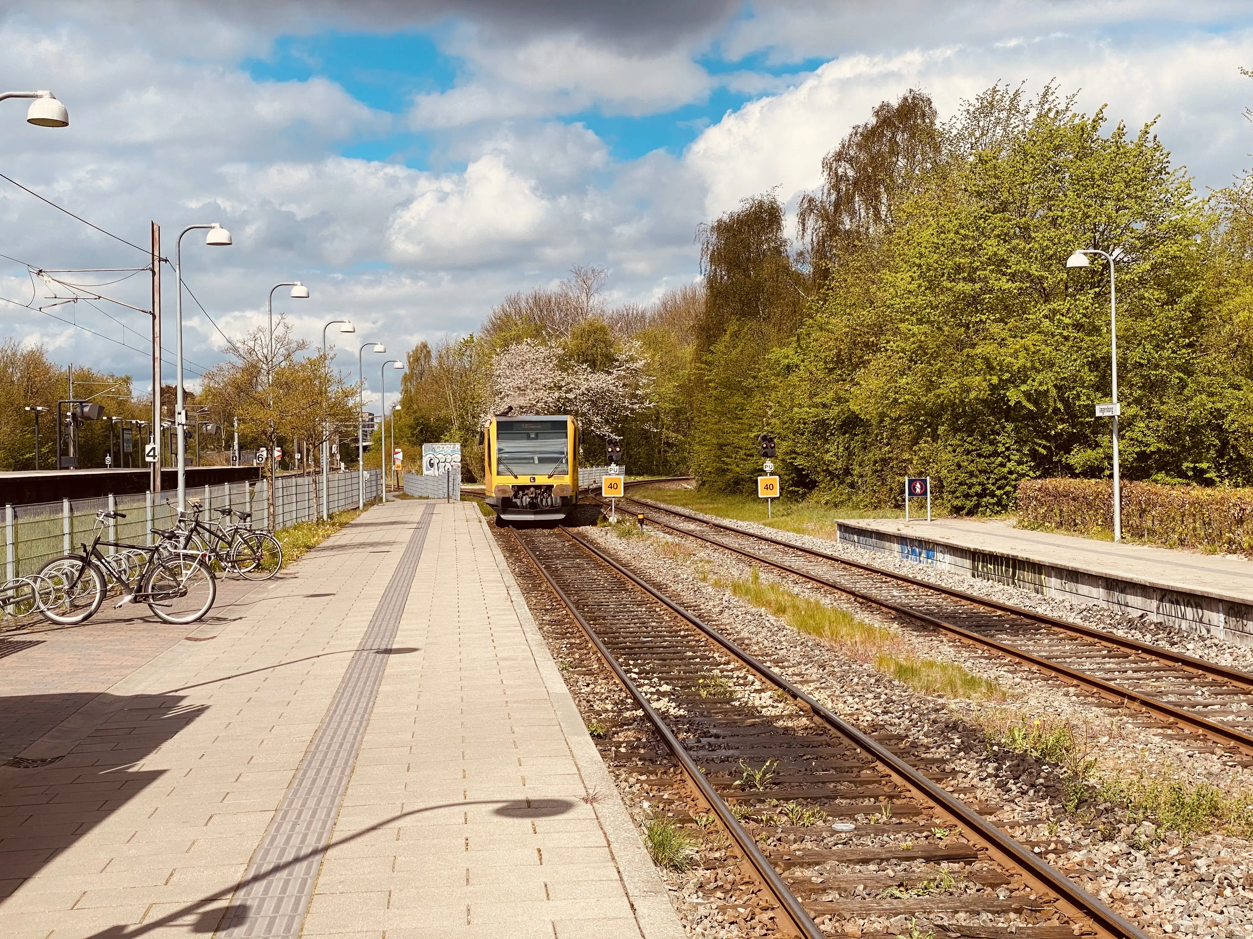 Billede af Jægersborg Lokalbane Station.