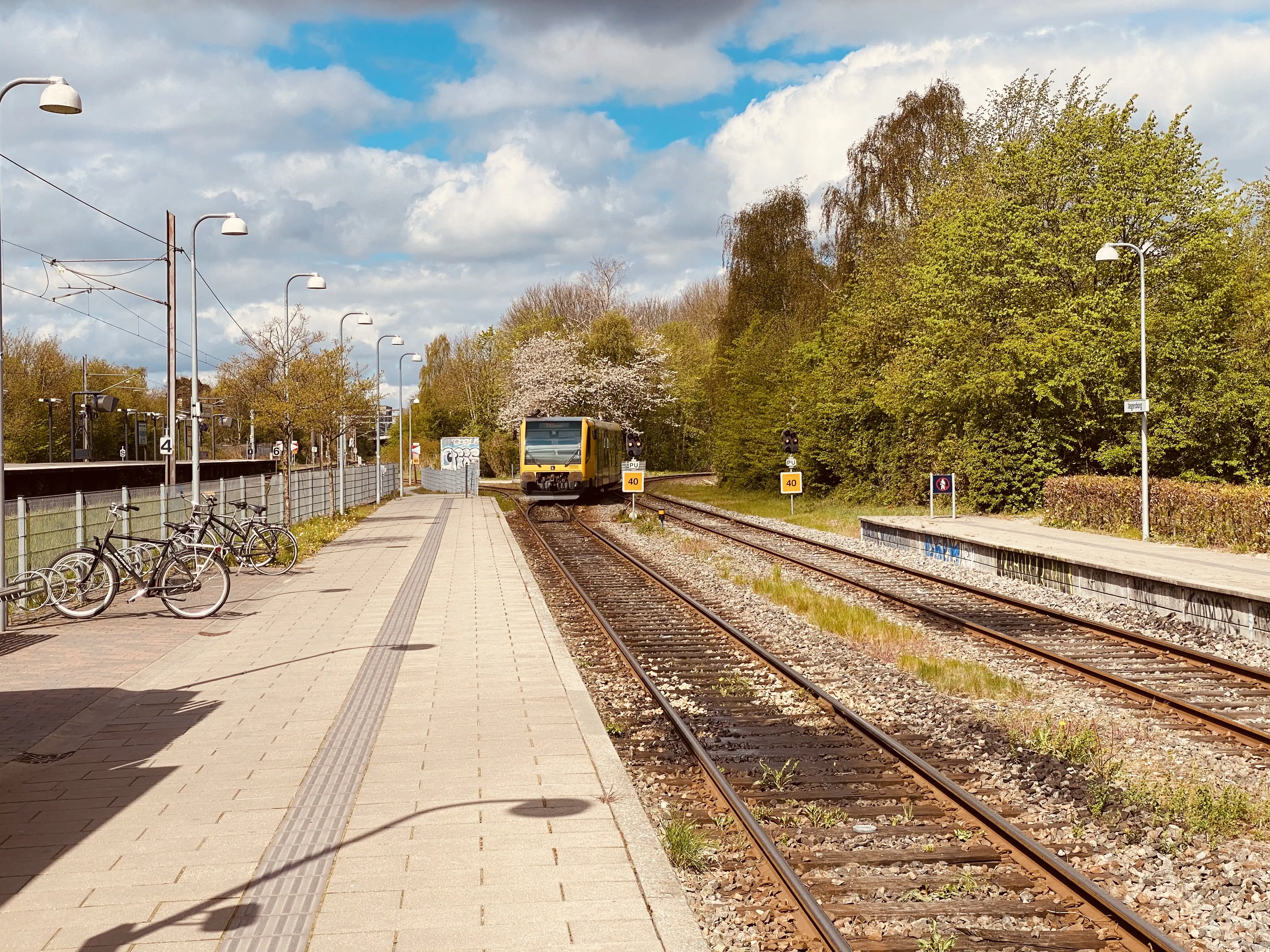 Billede af Jægersborg Lokalbane Station.