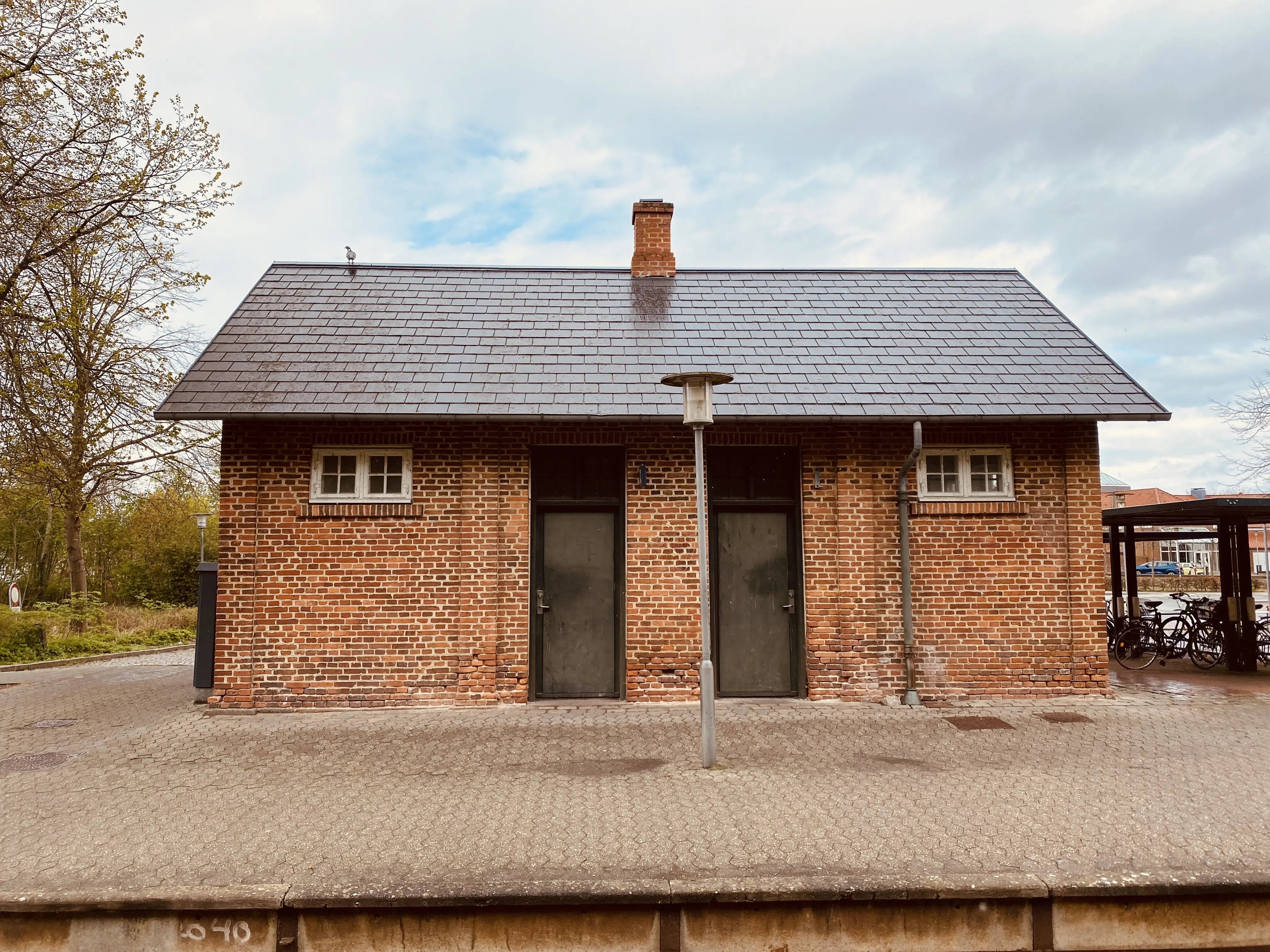 Billede af Ribe Stations retirade. Billede af Ribe Stations retirade.