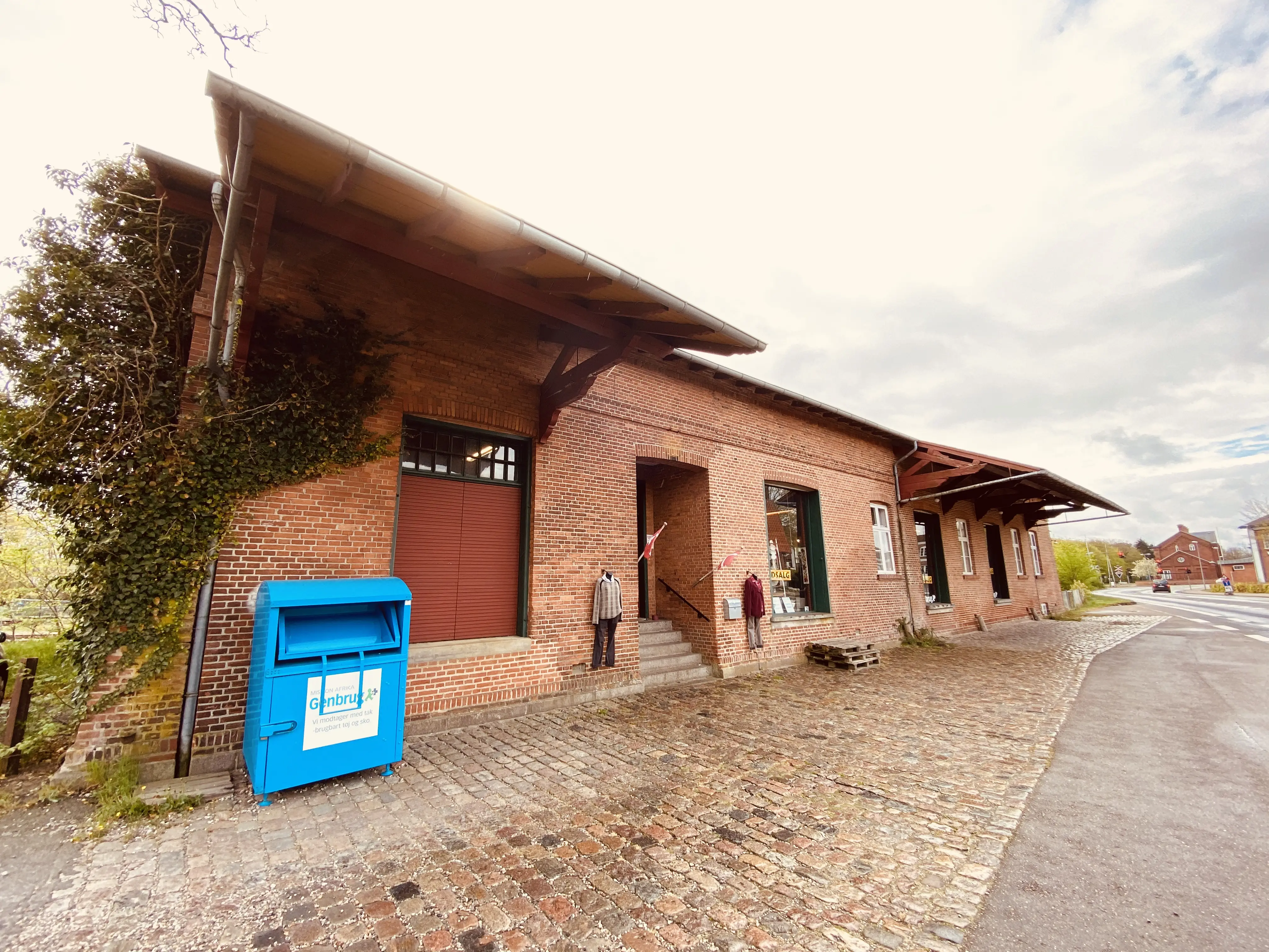 Billede af Ribe Stations pakhus. Billede af Ribe Stations pakhus.