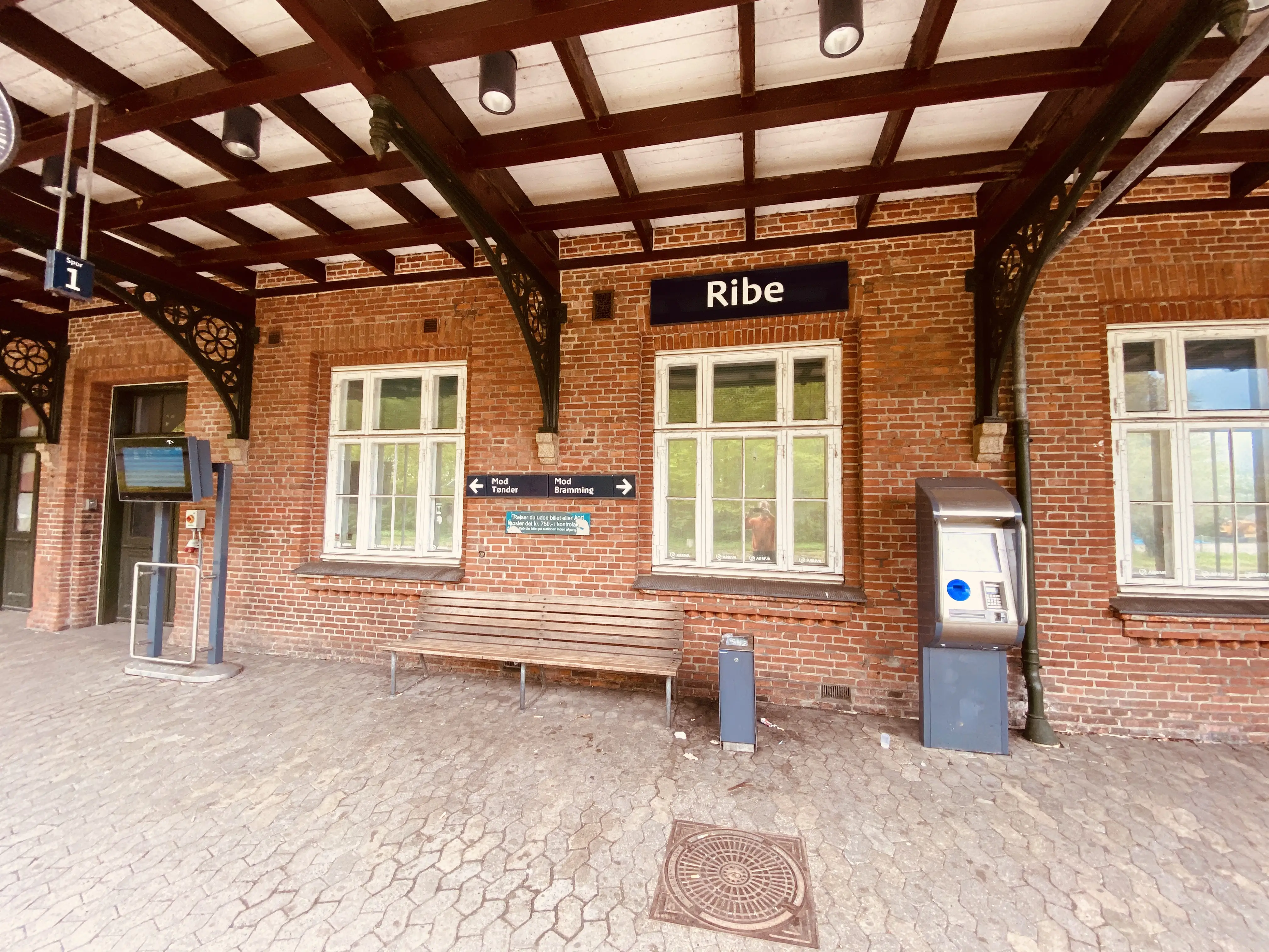 Billede af Ribe Station. Billede af Ribe Station.
