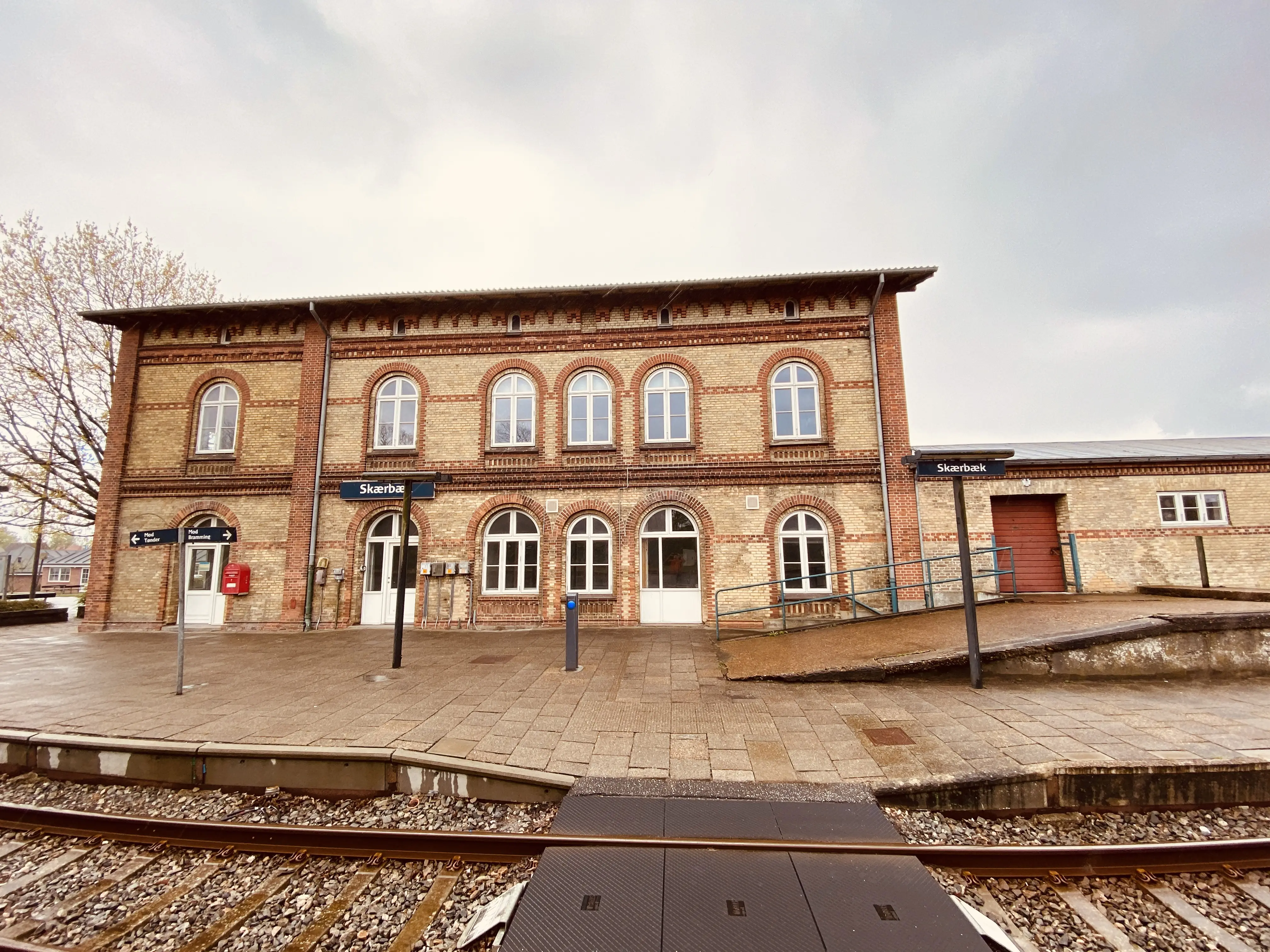 Billede af Skærbæk Station.