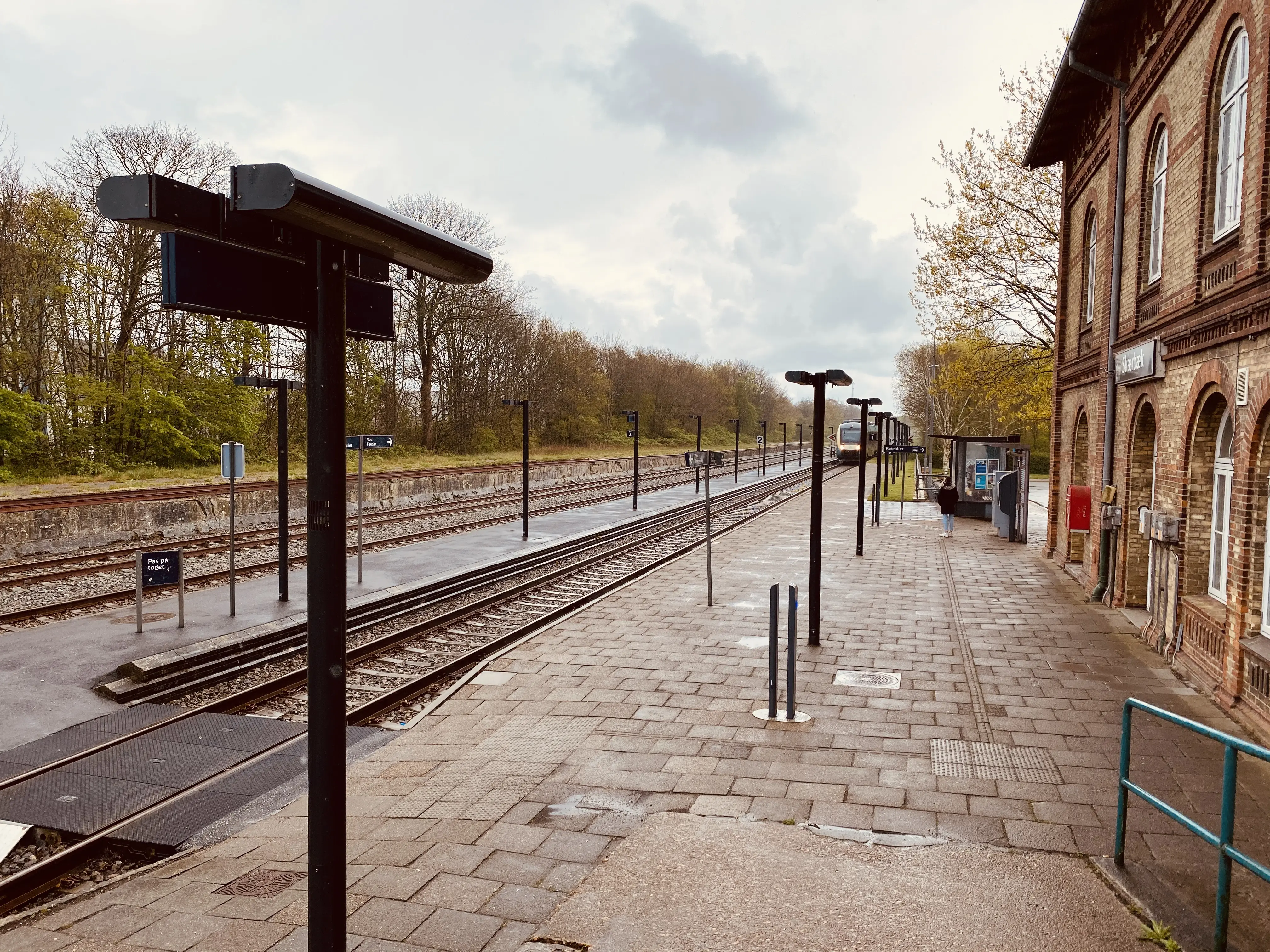 Billede af Skærbæk Station.