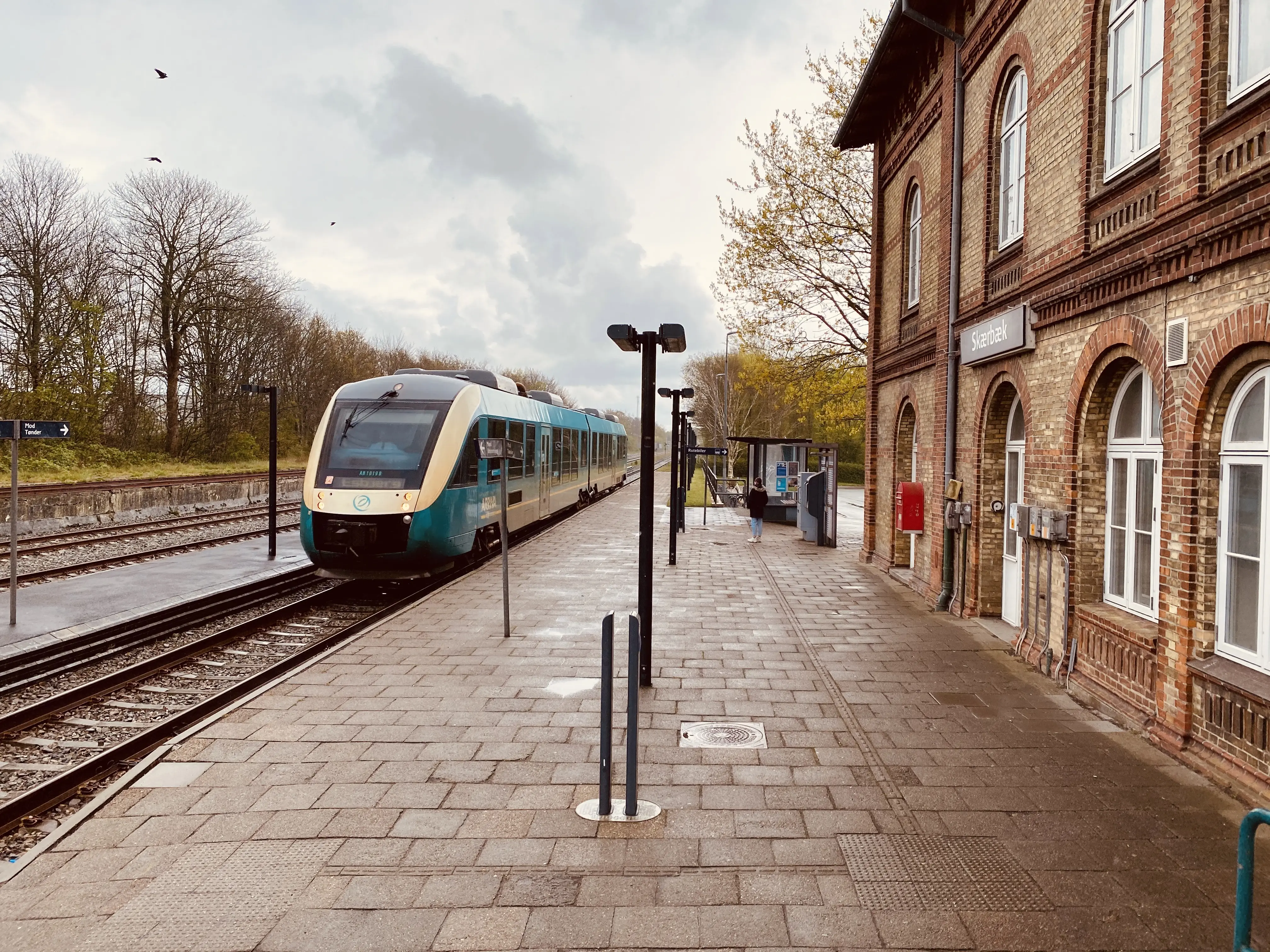 Billede af Skærbæk Station.