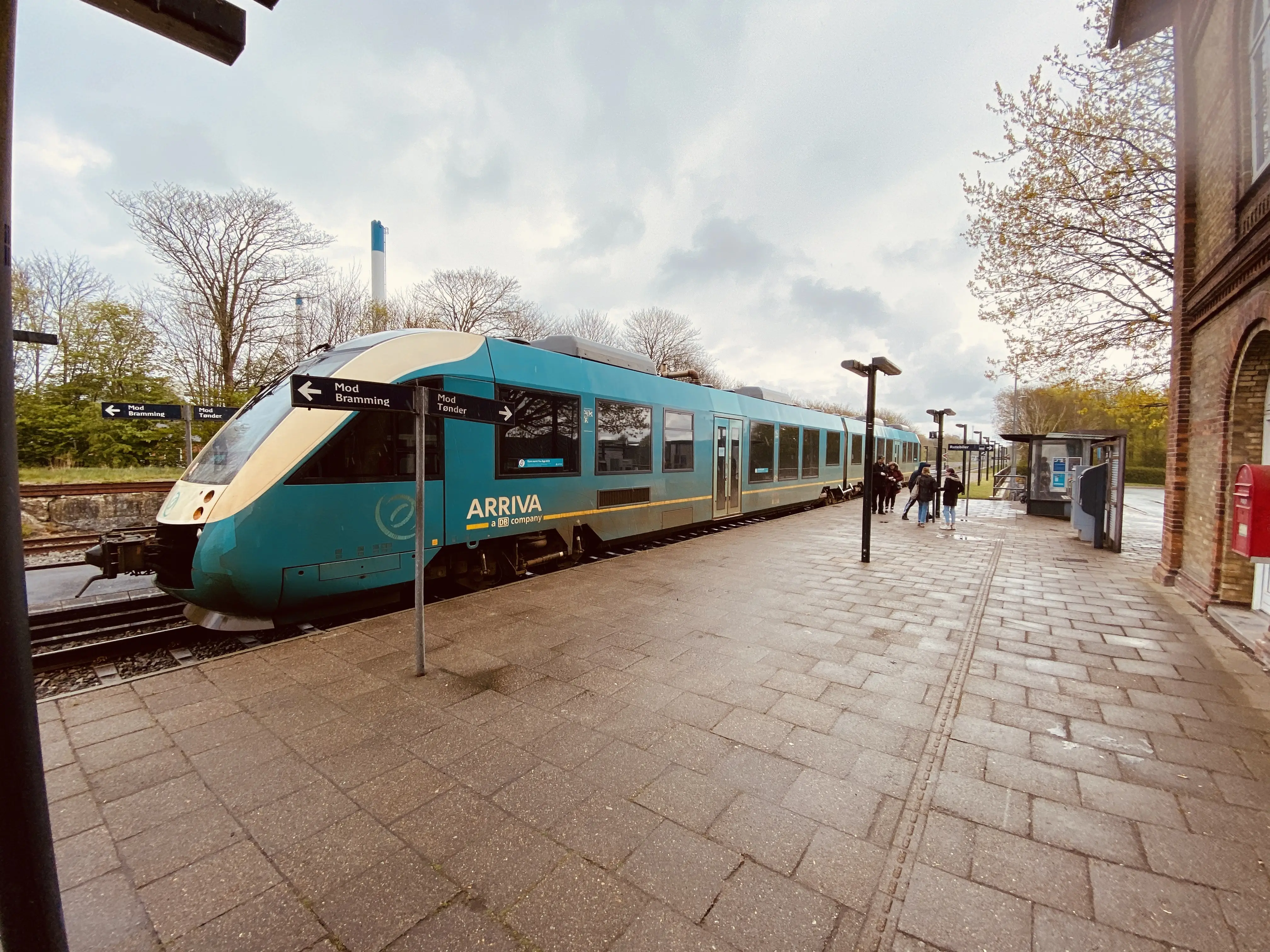 Billede af Skærbæk Station.