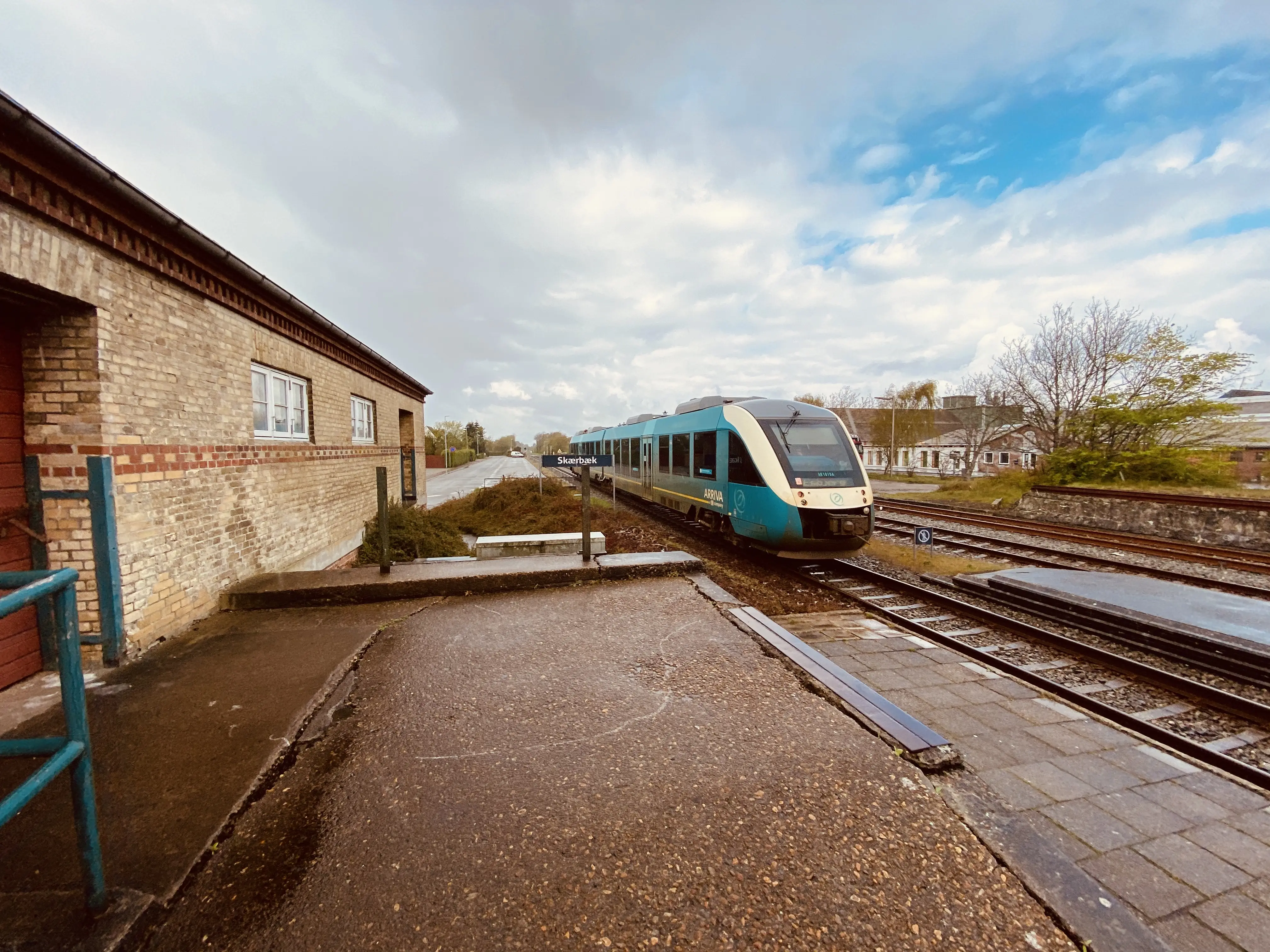 Billede af Skærbæk Station.