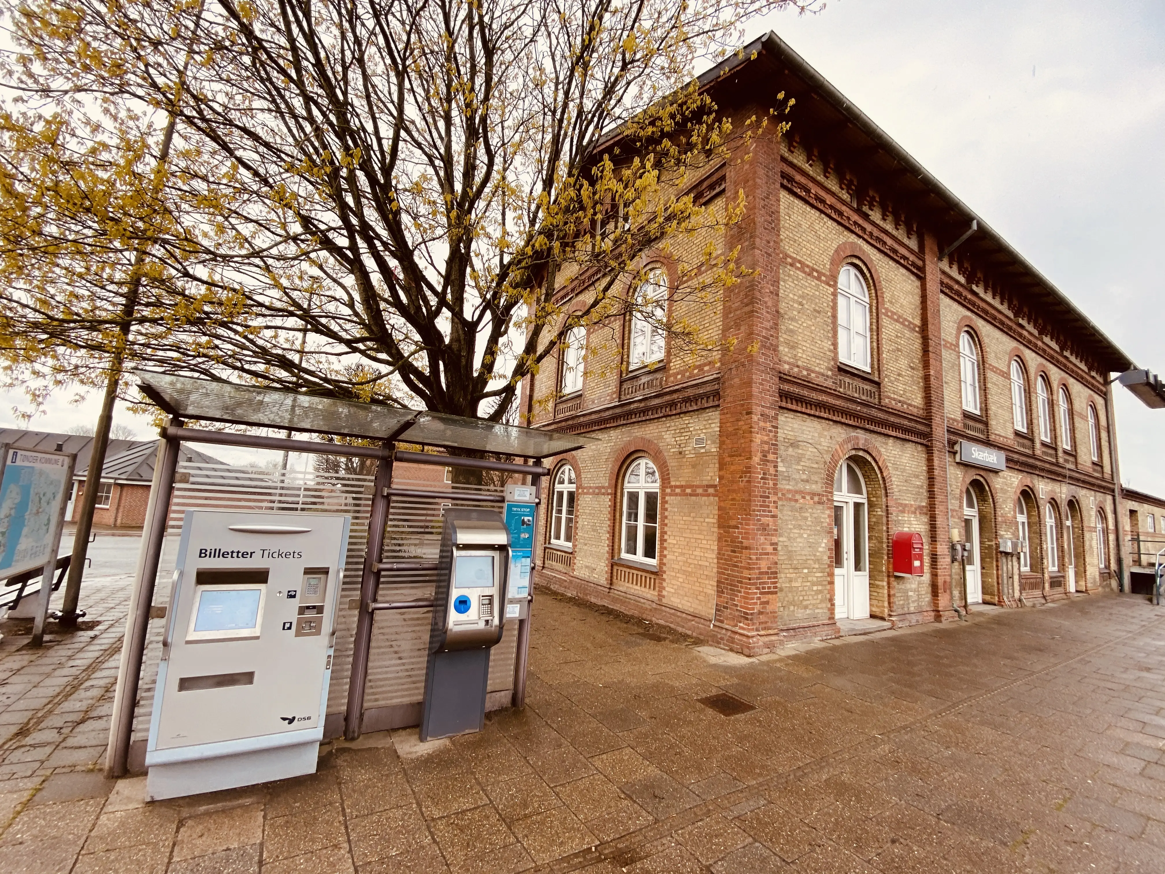 Billede af Skærbæk Station.