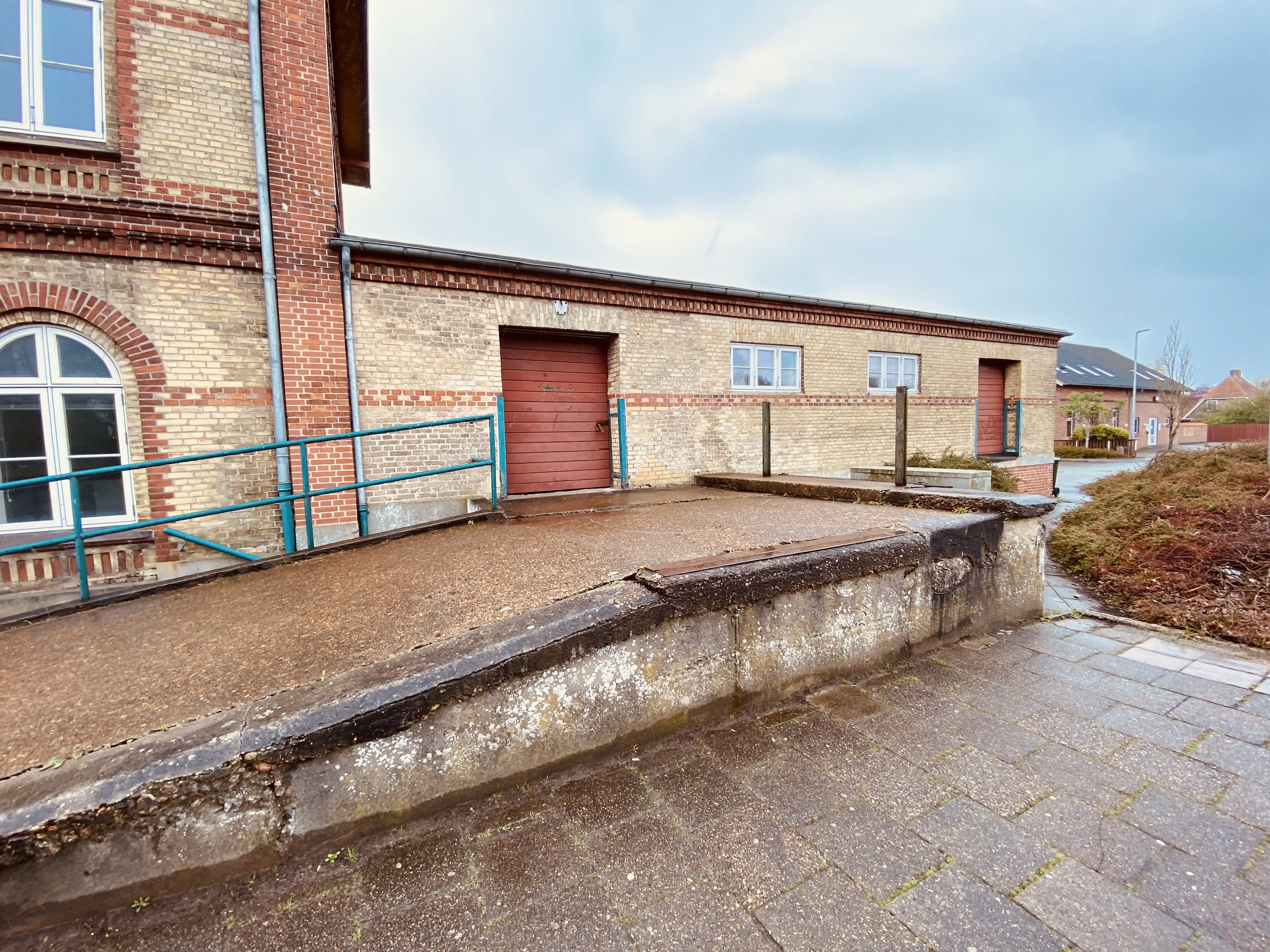 Billede af Skærbæk Stations pakhus.