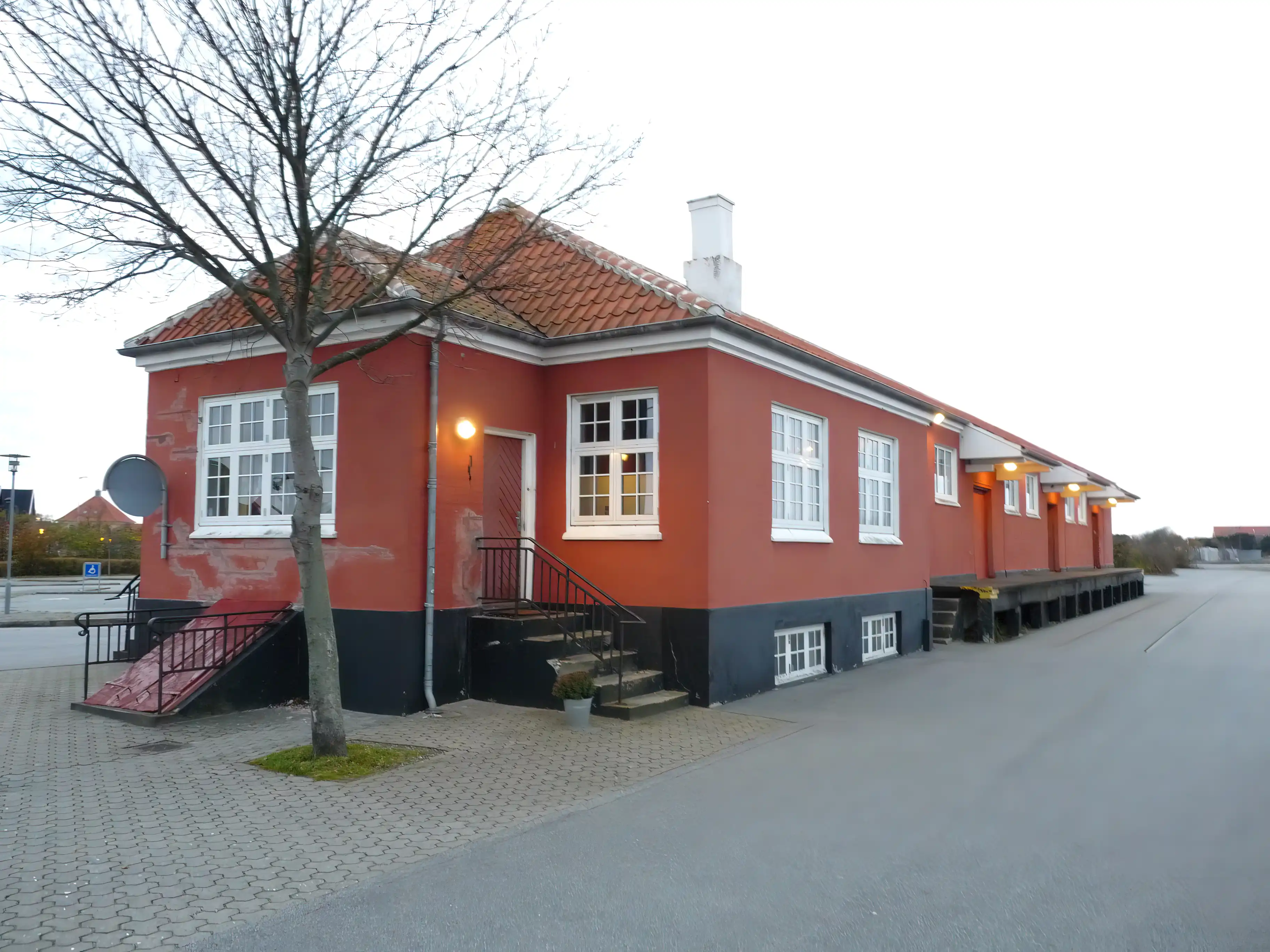 Billede af Skagen Stations pakhus. Billede af Skagen Stations pakhus.