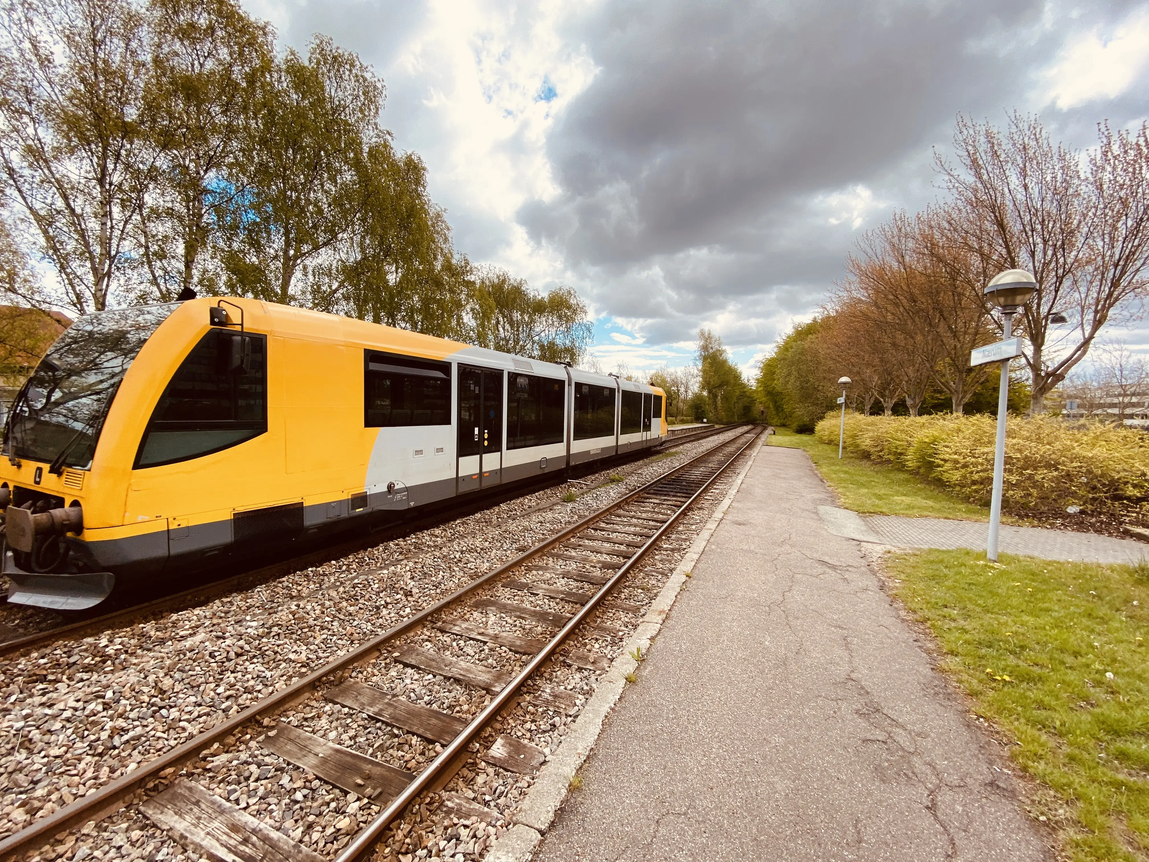 Billede af Nærum Station.