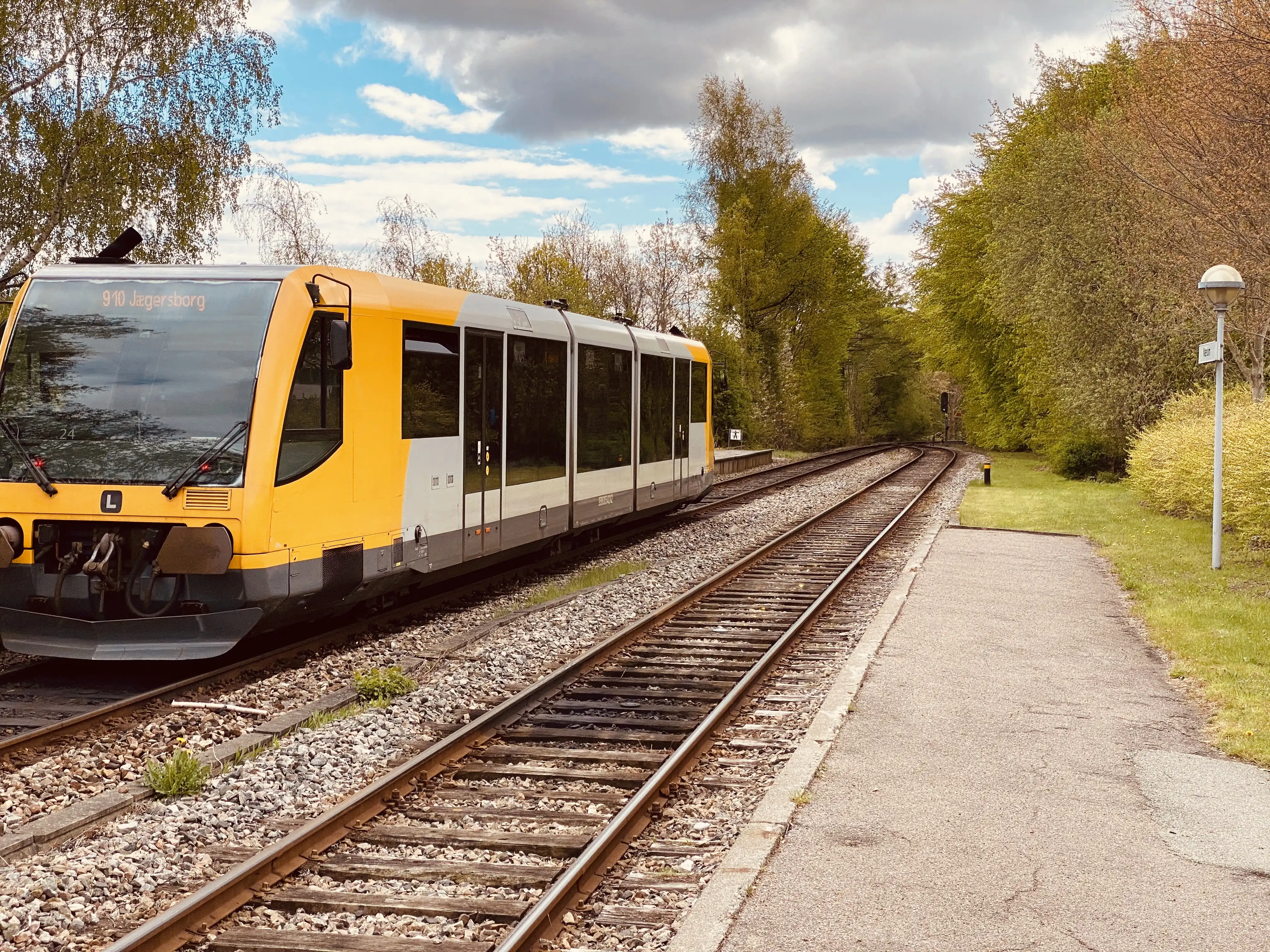 Billede af Nærum Station.