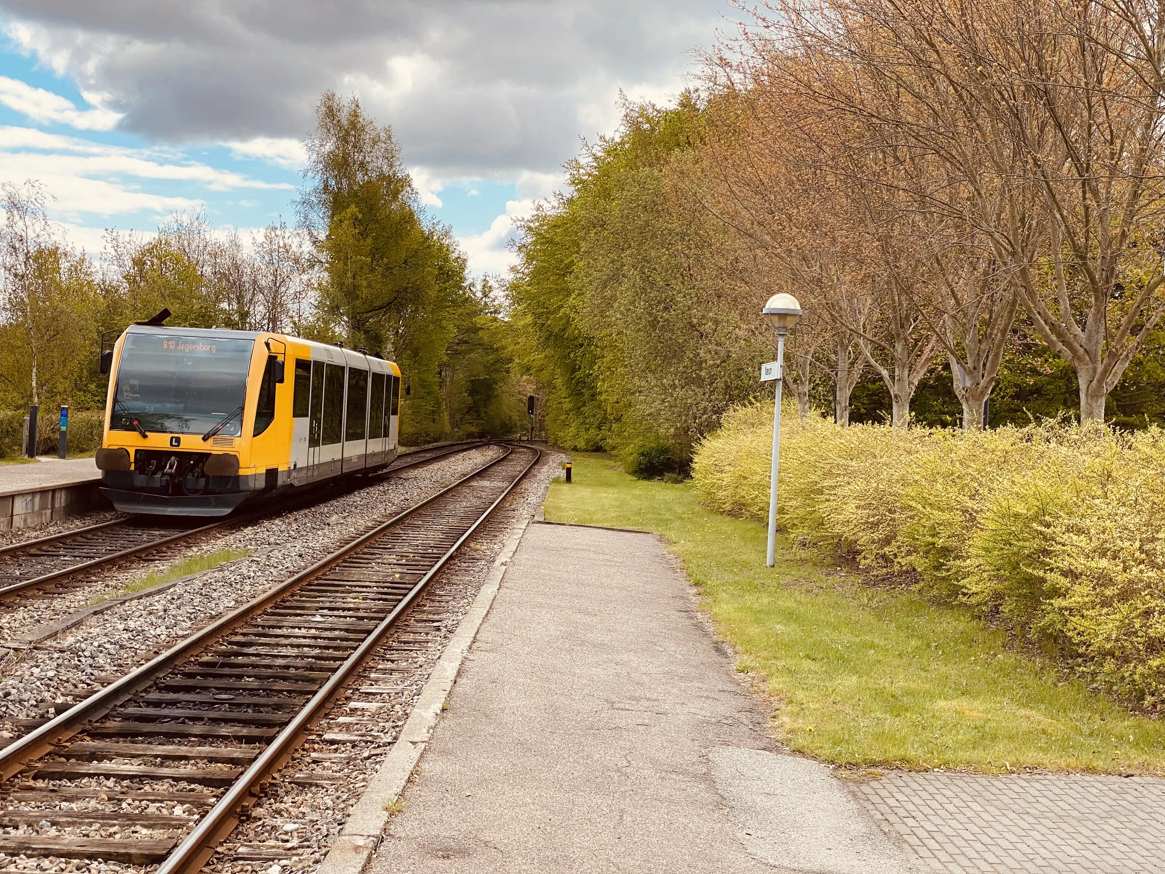 Billede af Nærum Station.