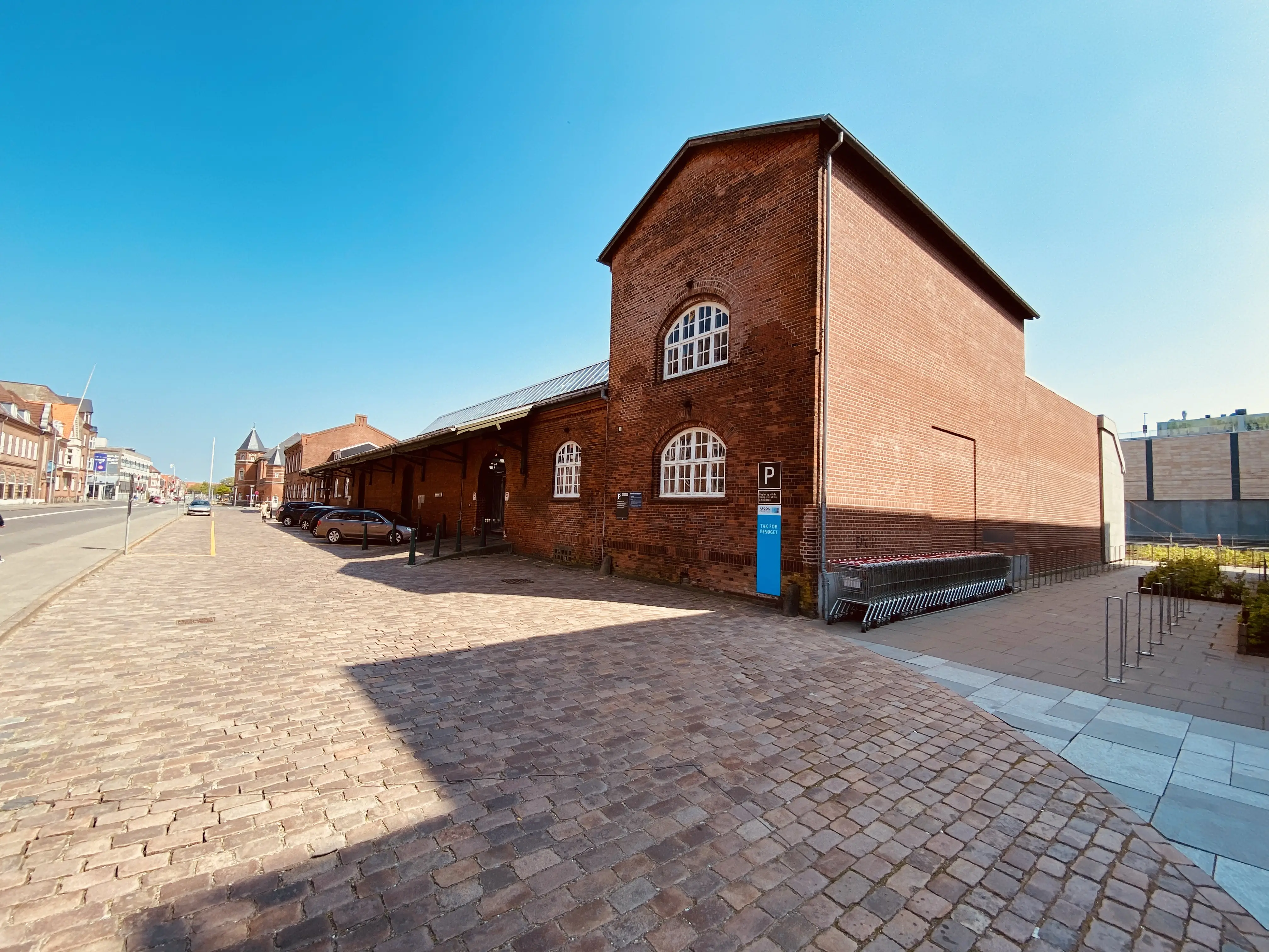 Billede af Esbjerg Stations pakhus. Billede af Esbjerg Stations pakhus.