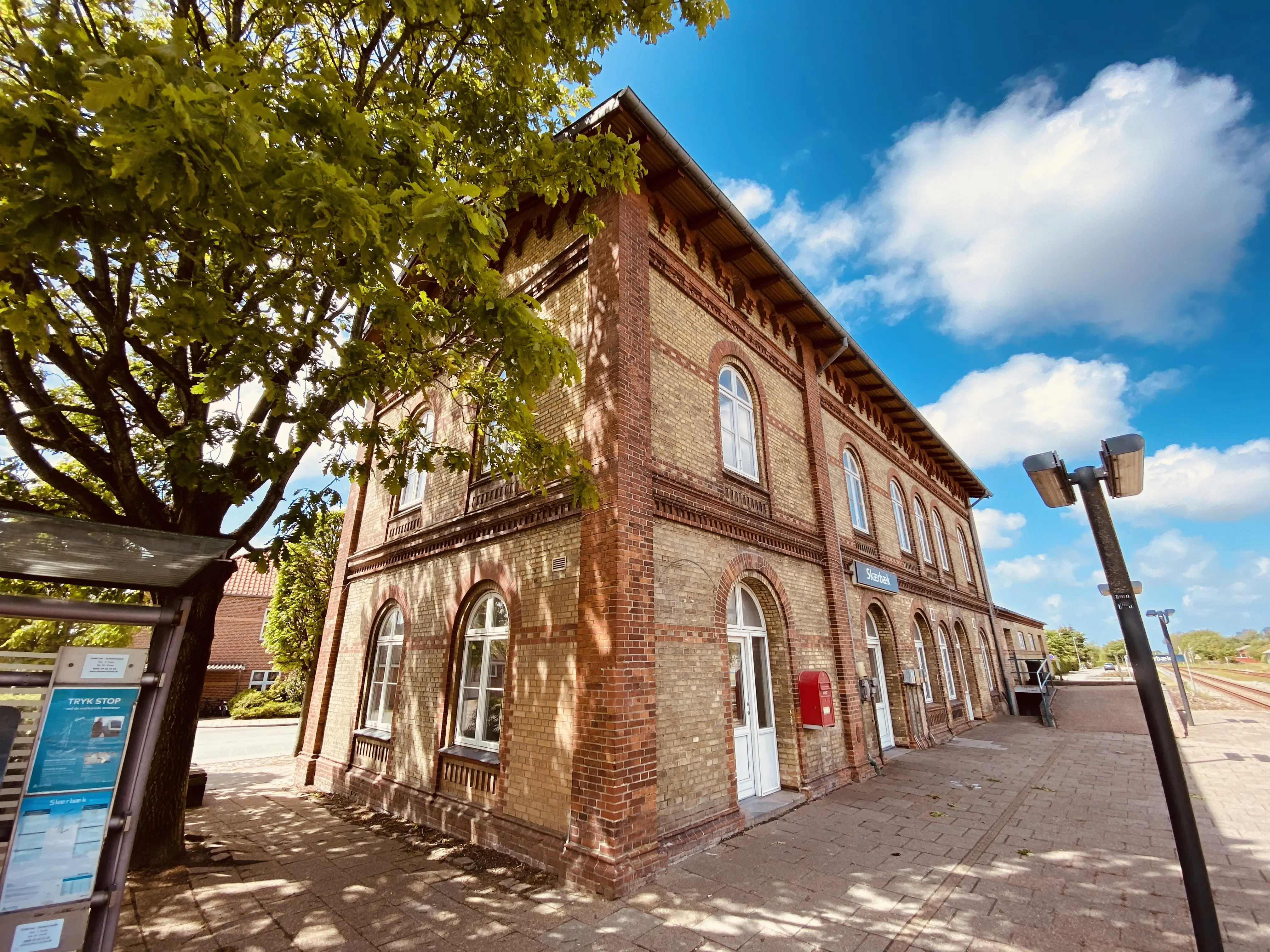Billede af Skærbæk Station.