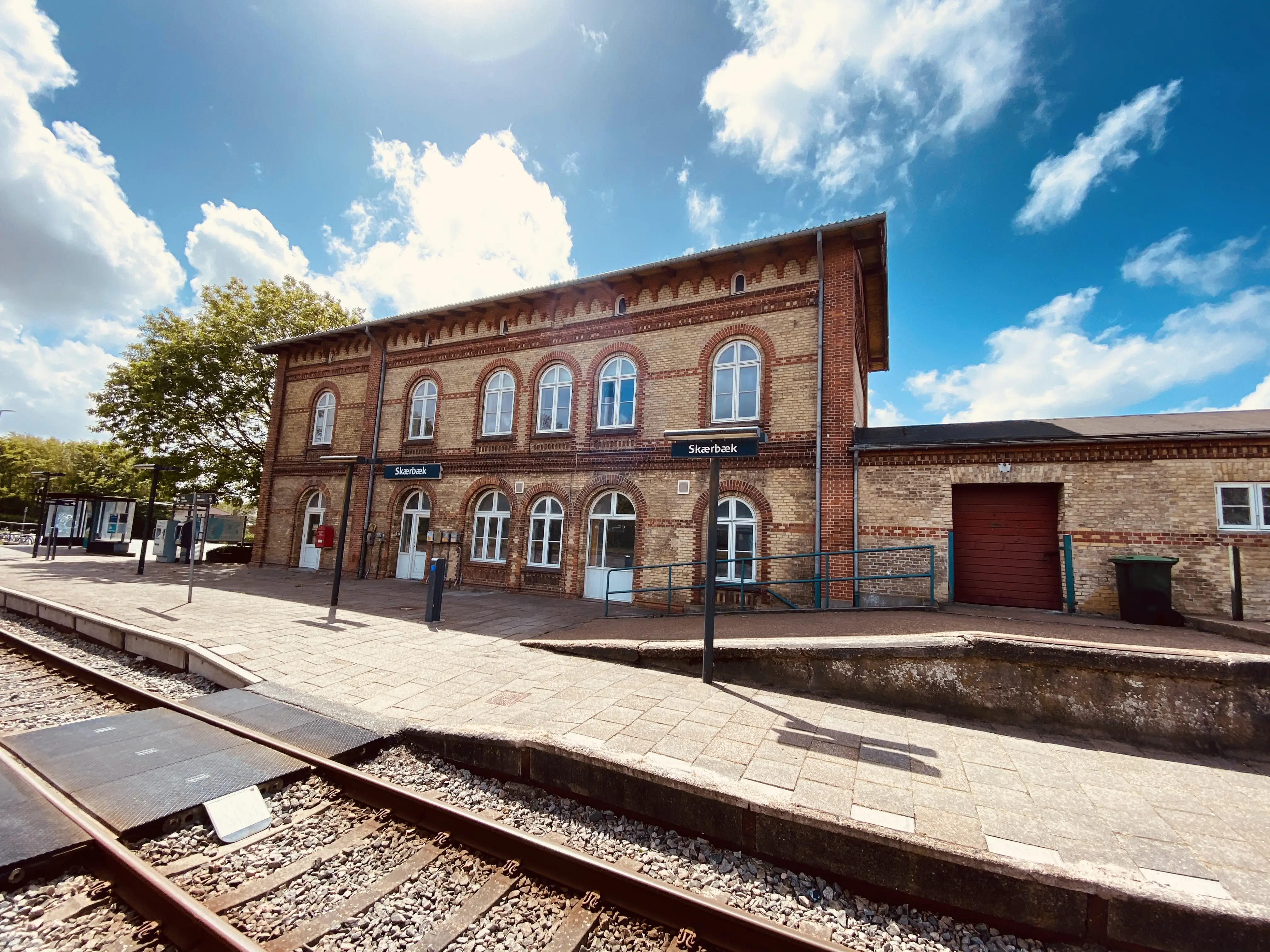 Billede af Skærbæk Station.