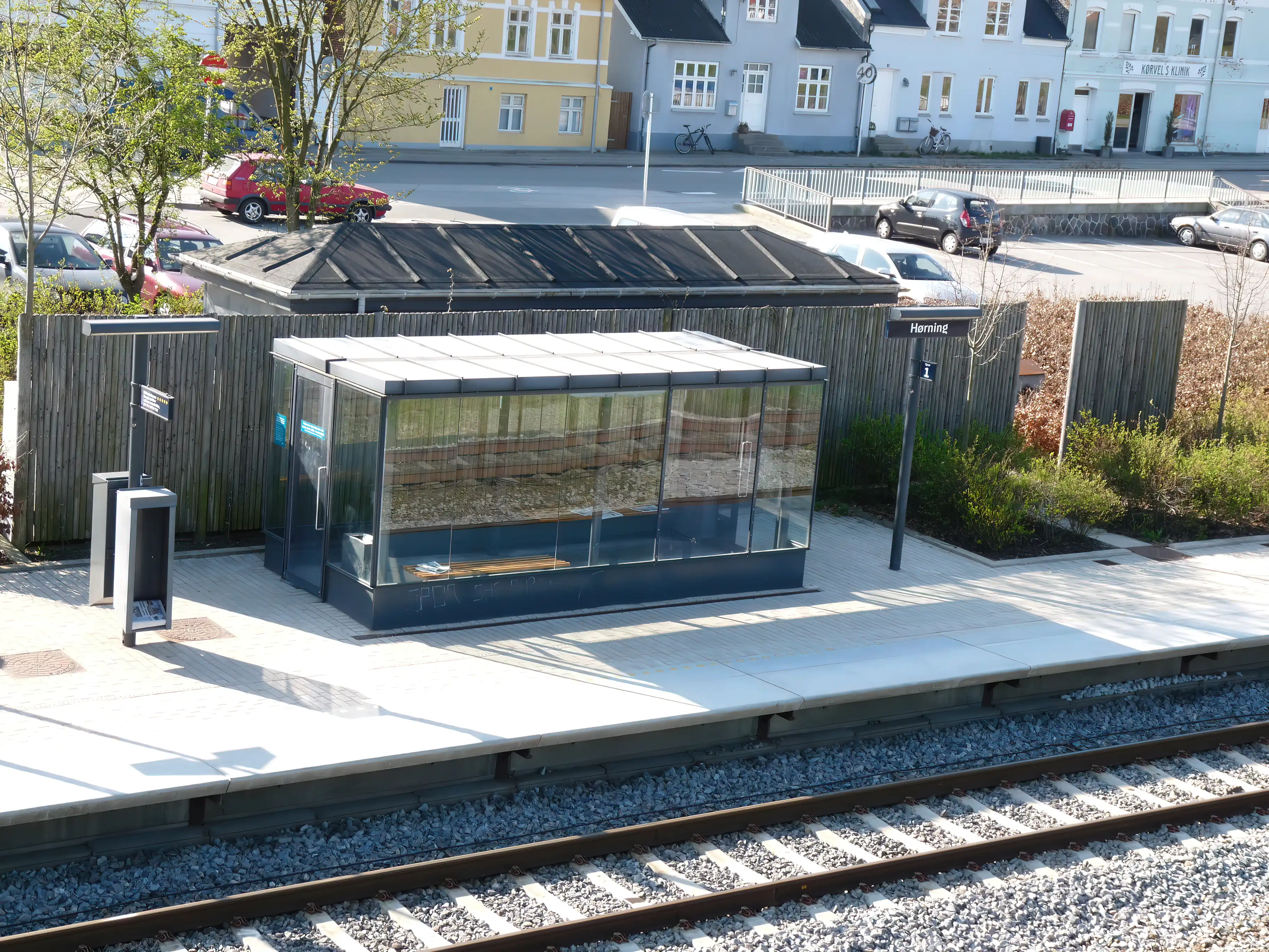 Billede af Hørning Trinbræt. Billede af Hørning Trinbræt.