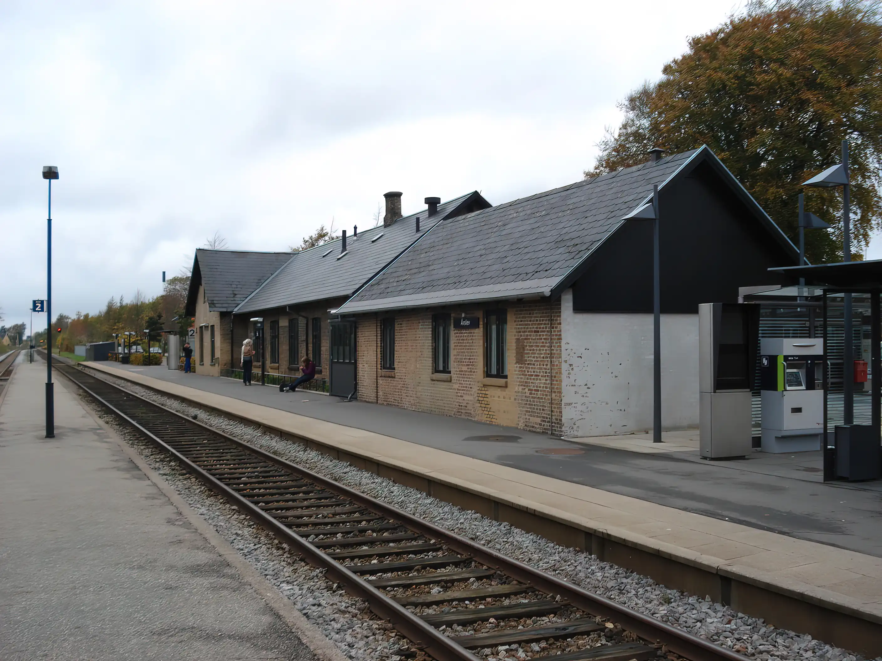Billede af Årslev Station.