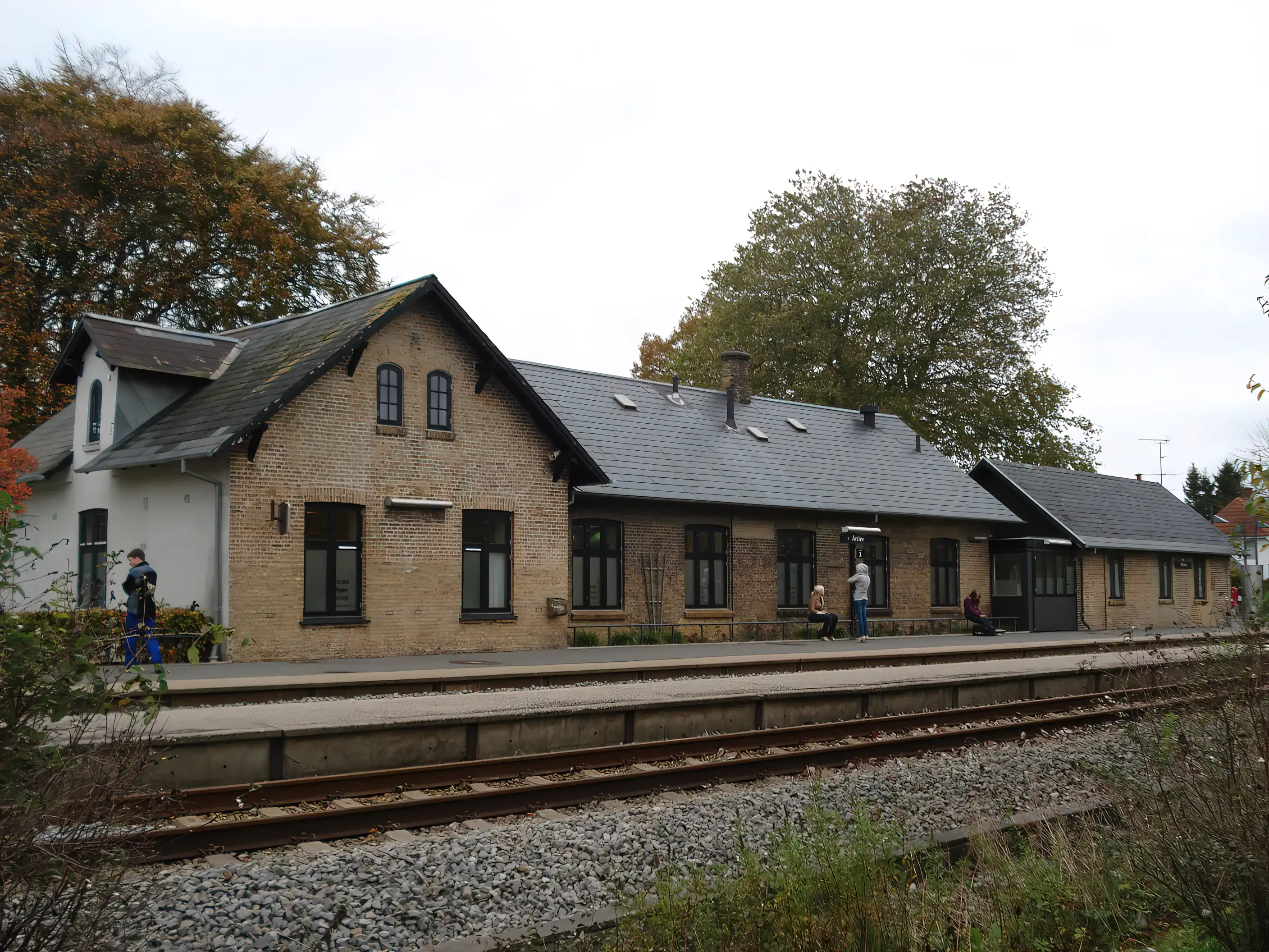 Billede af Årslev Station.