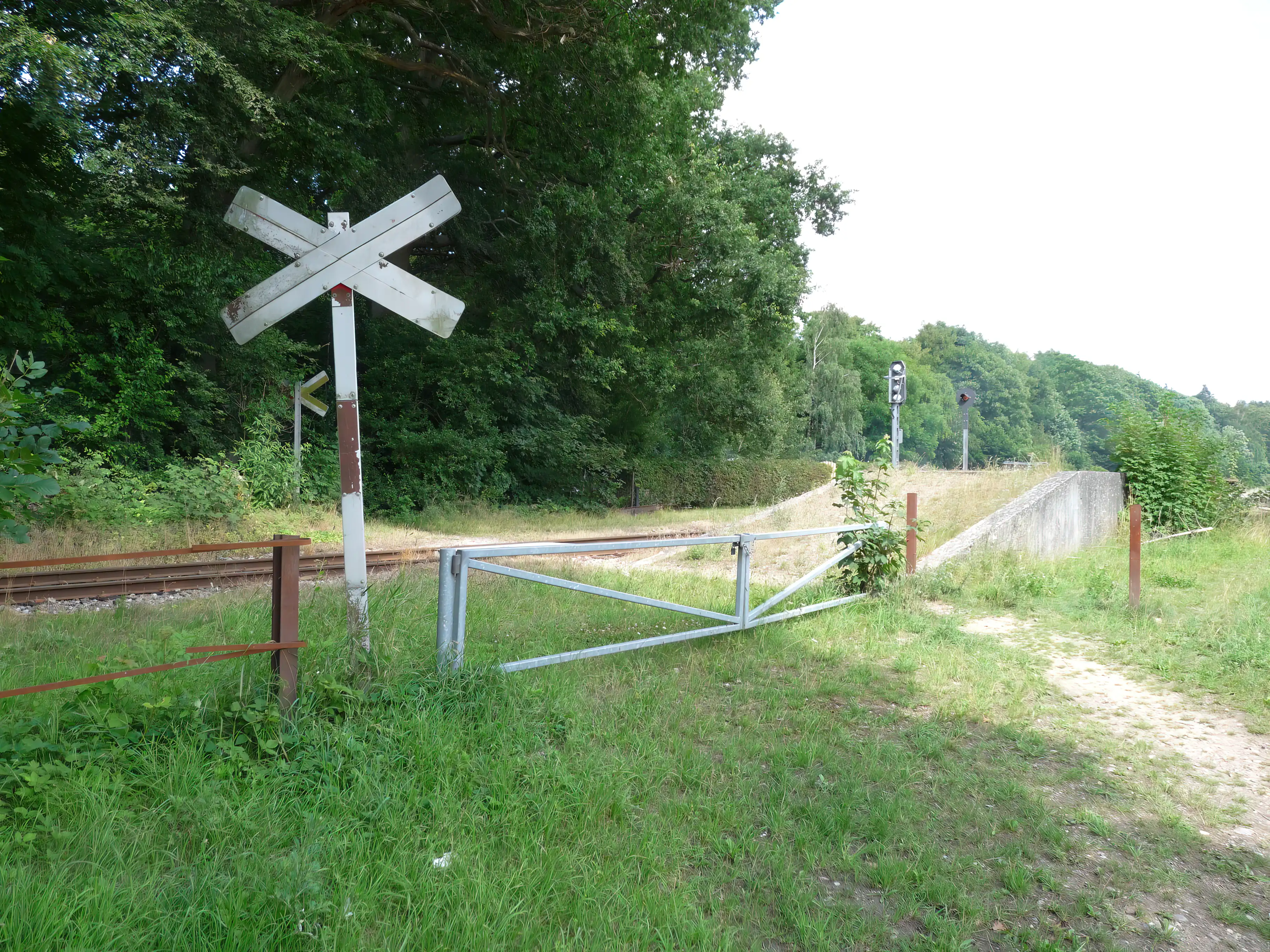 Billede af Dianalund Stations læsserampe. Billede af Dianalund Stations læsserampe.