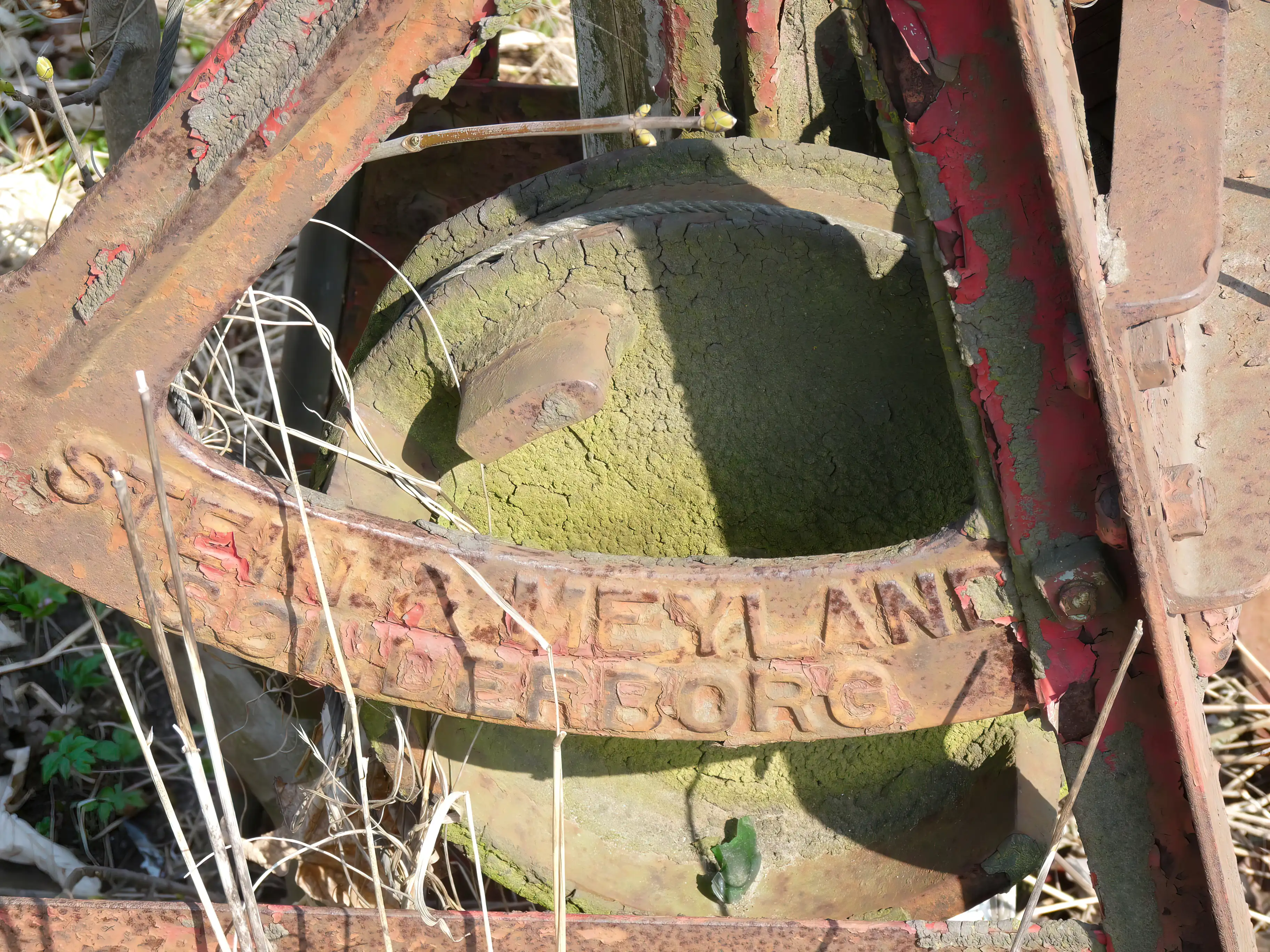 Billede af Stein & Meyland Jernstøberi og Maskinfabrik bomspil ved Ebberup Station. Billede af Stein & Meyland Jernstøberi og Maskinfabrik bomspil ved Ebberup Station.
