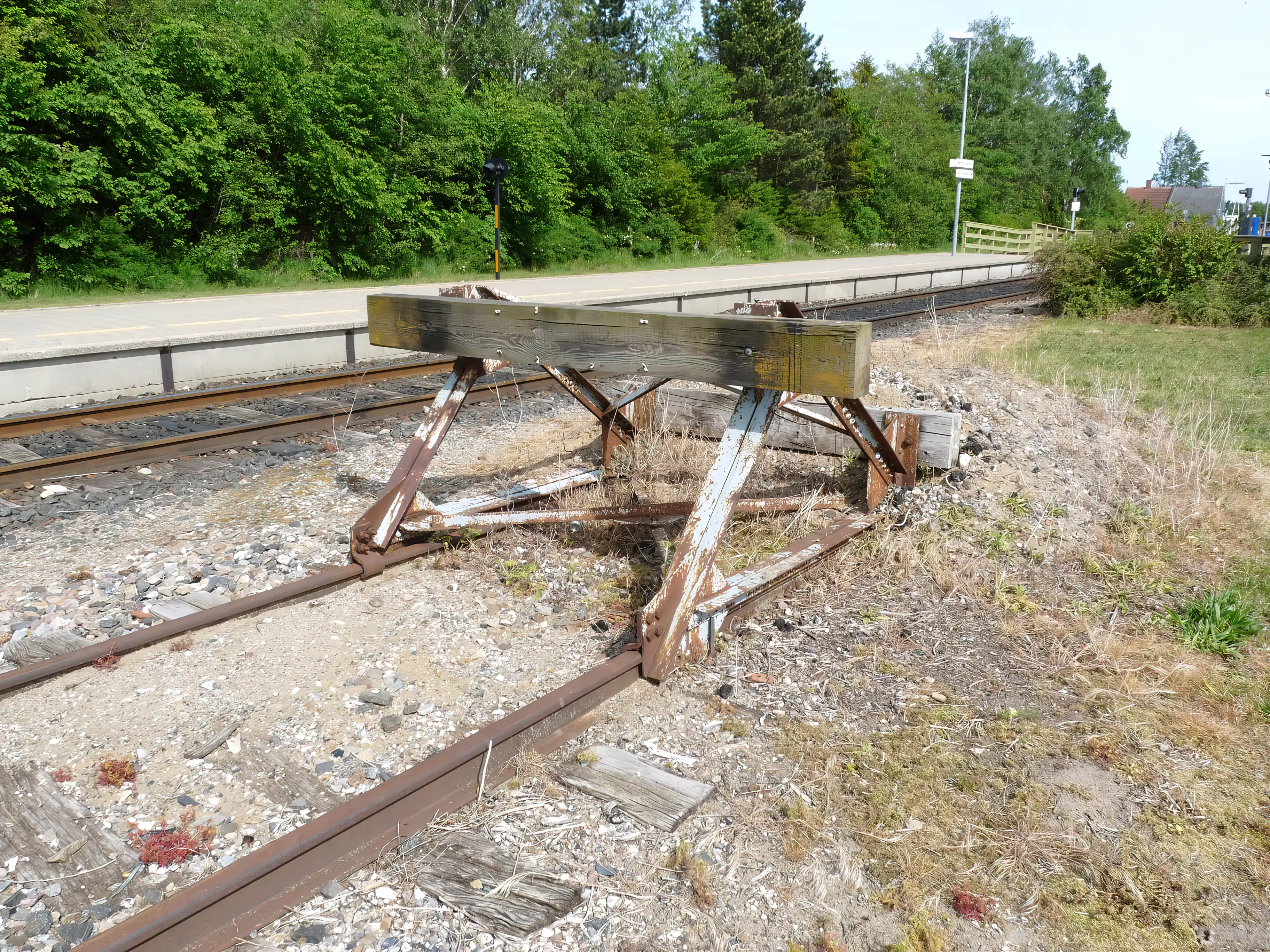Billede af Grænge Trinbræts sporareal. Billede af Grænge Trinbræts sporareal.