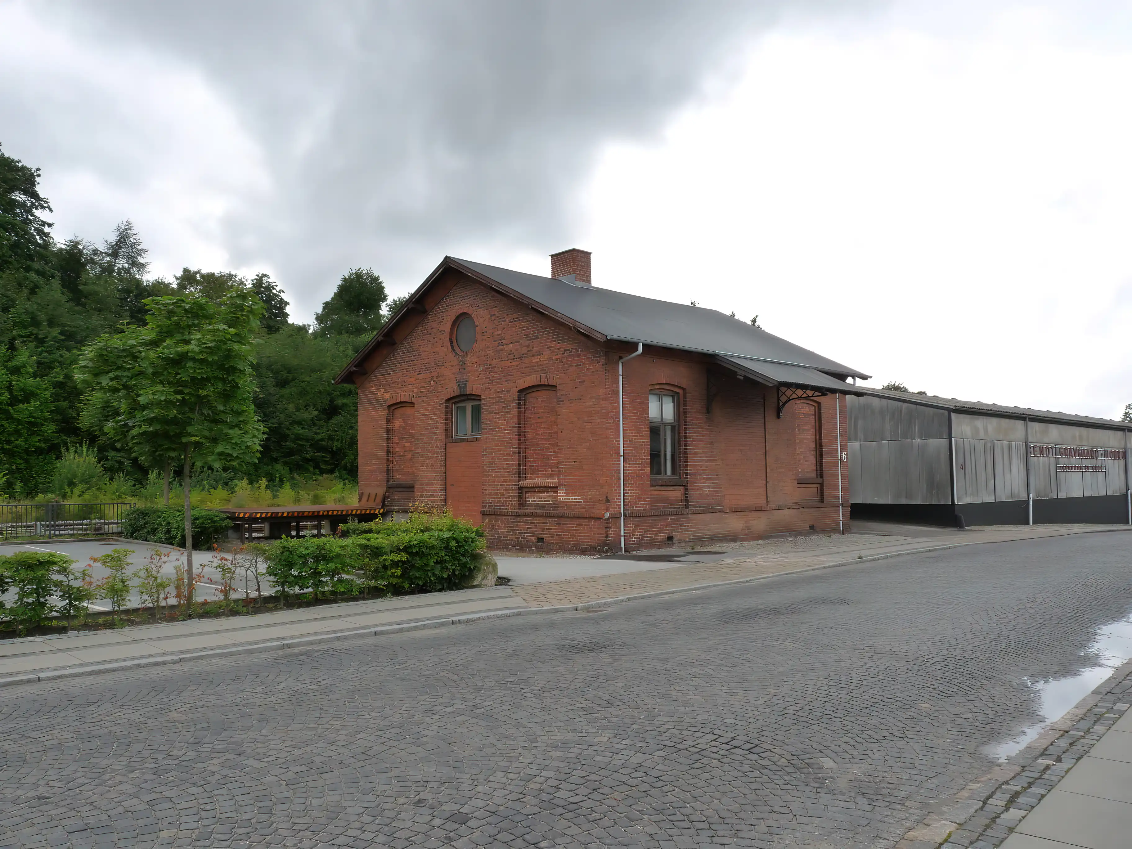 Billede af Hobro Stations pakhus.