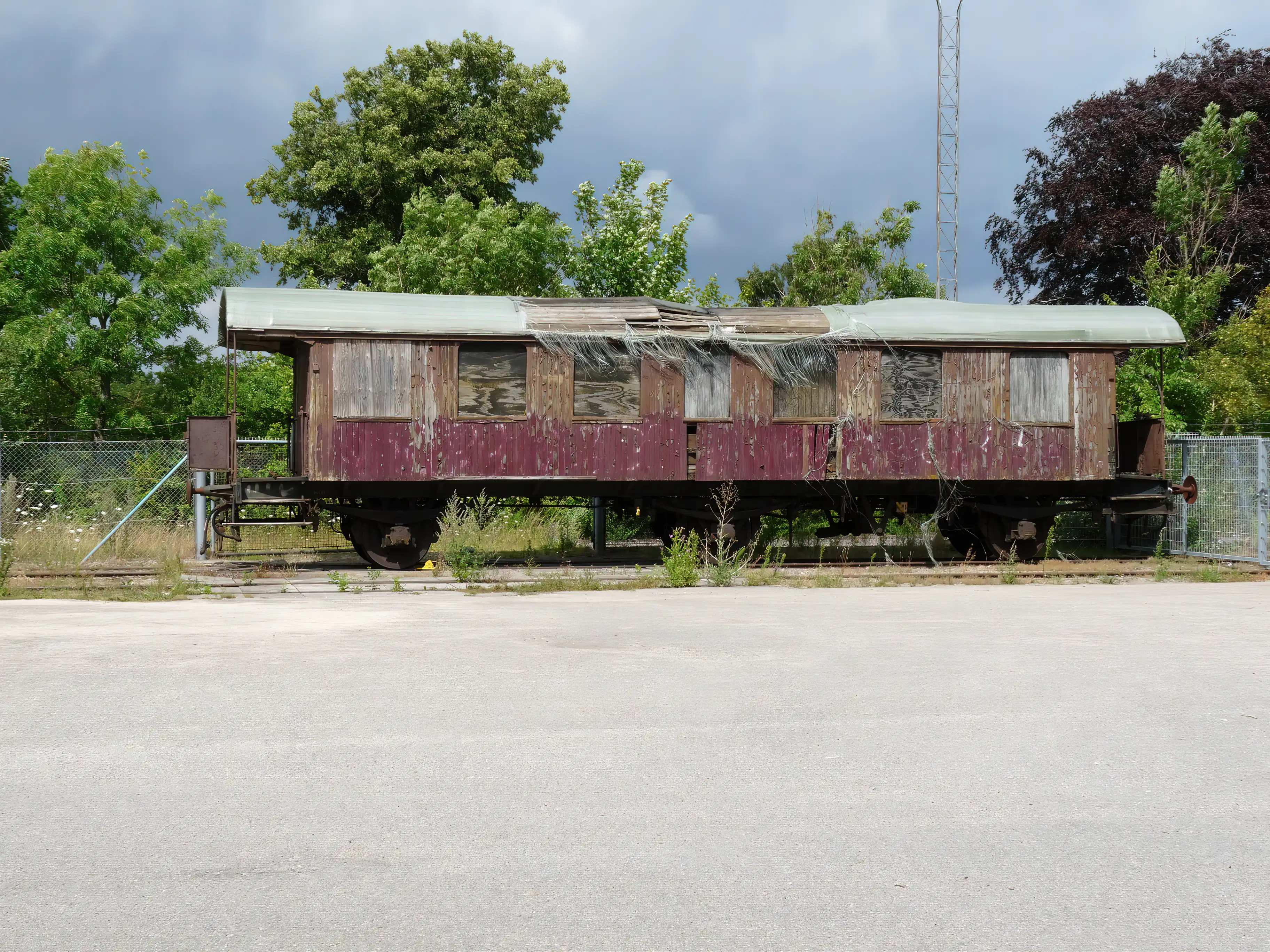 Billede af Hvalsø Stations sporareal. Billede af Hvalsø Stations sporareal.