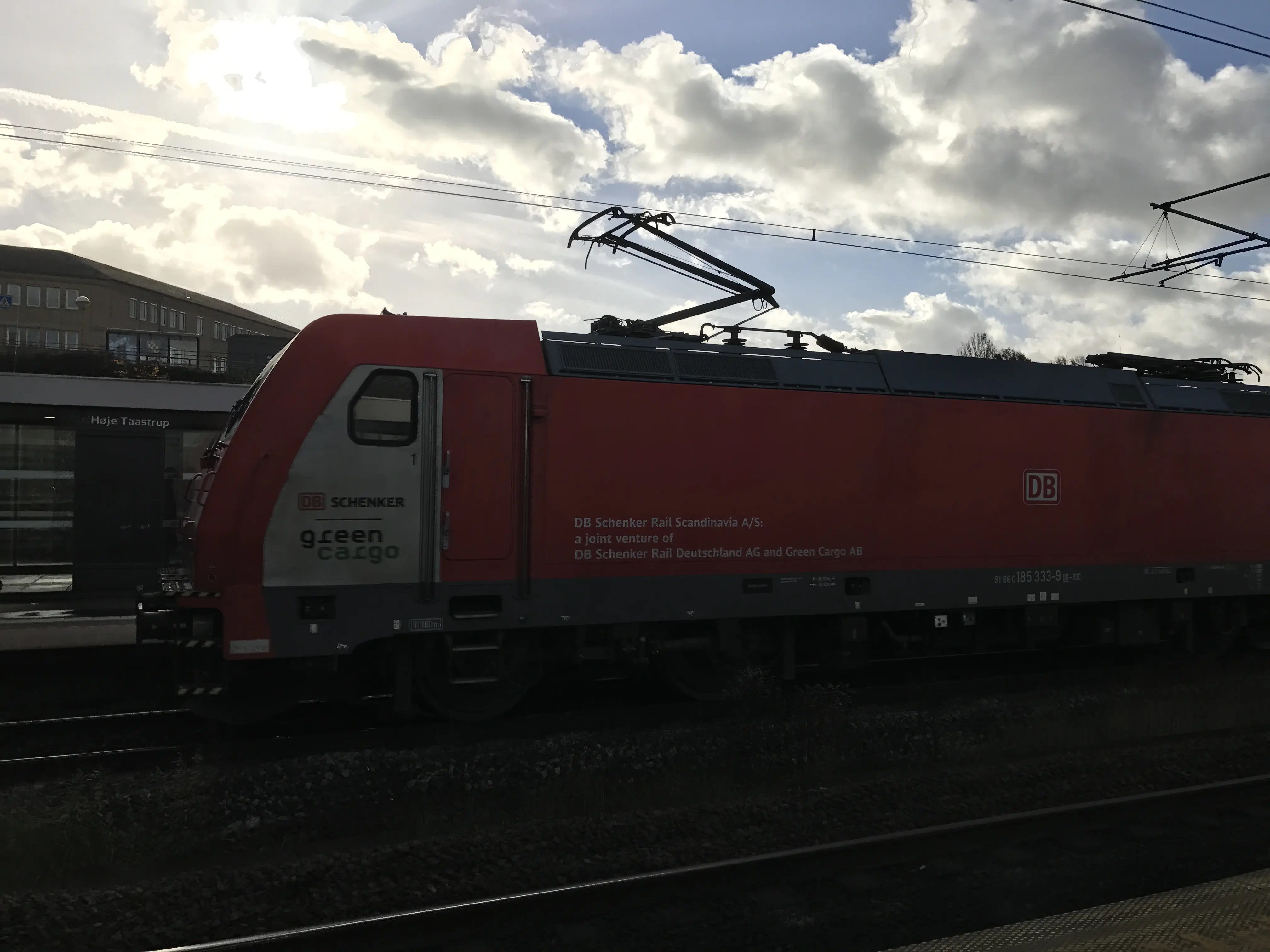 Billede af Høje Taastrup Stations sporareal.