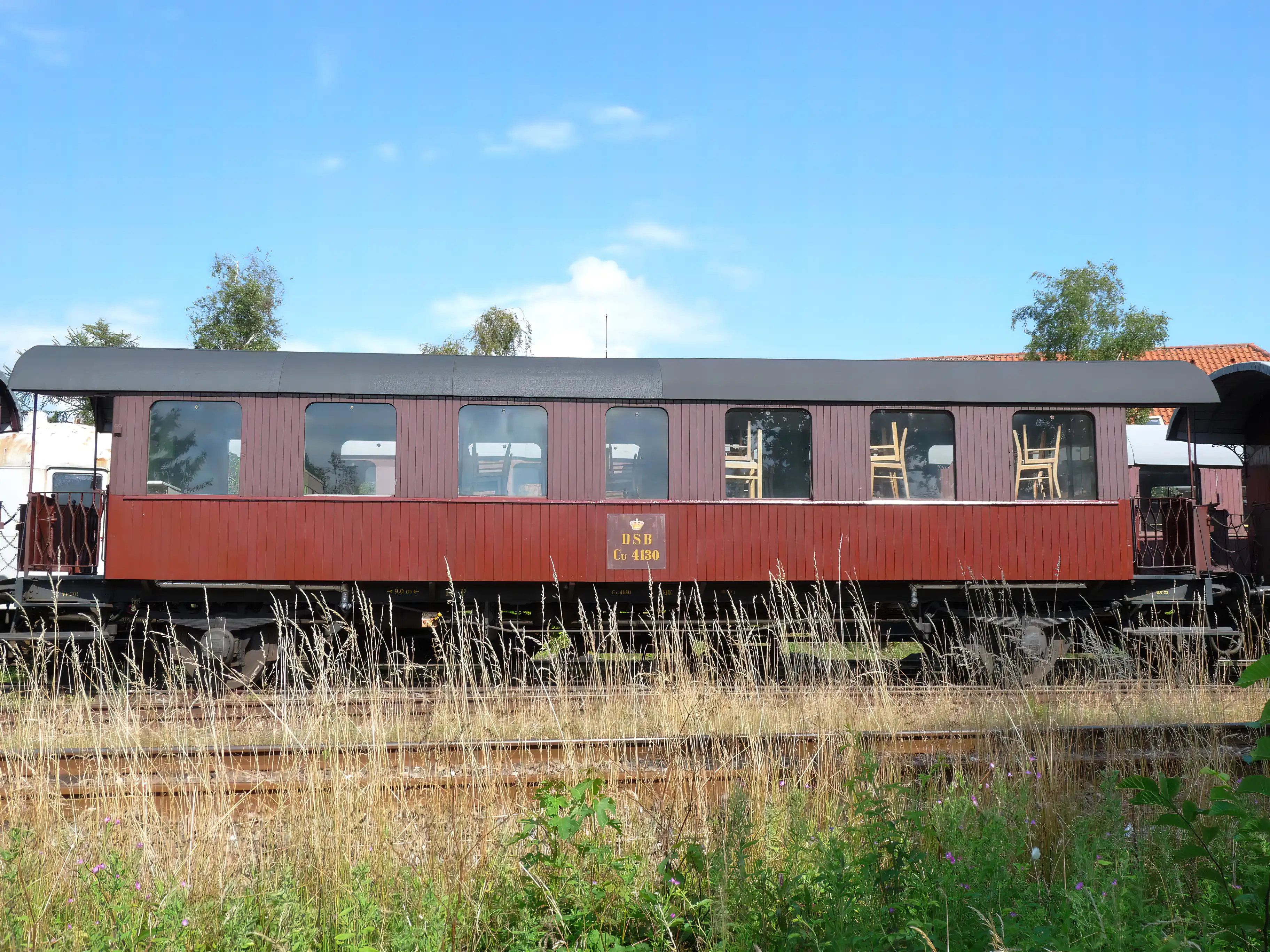Billede af Høng Stations sporareal.