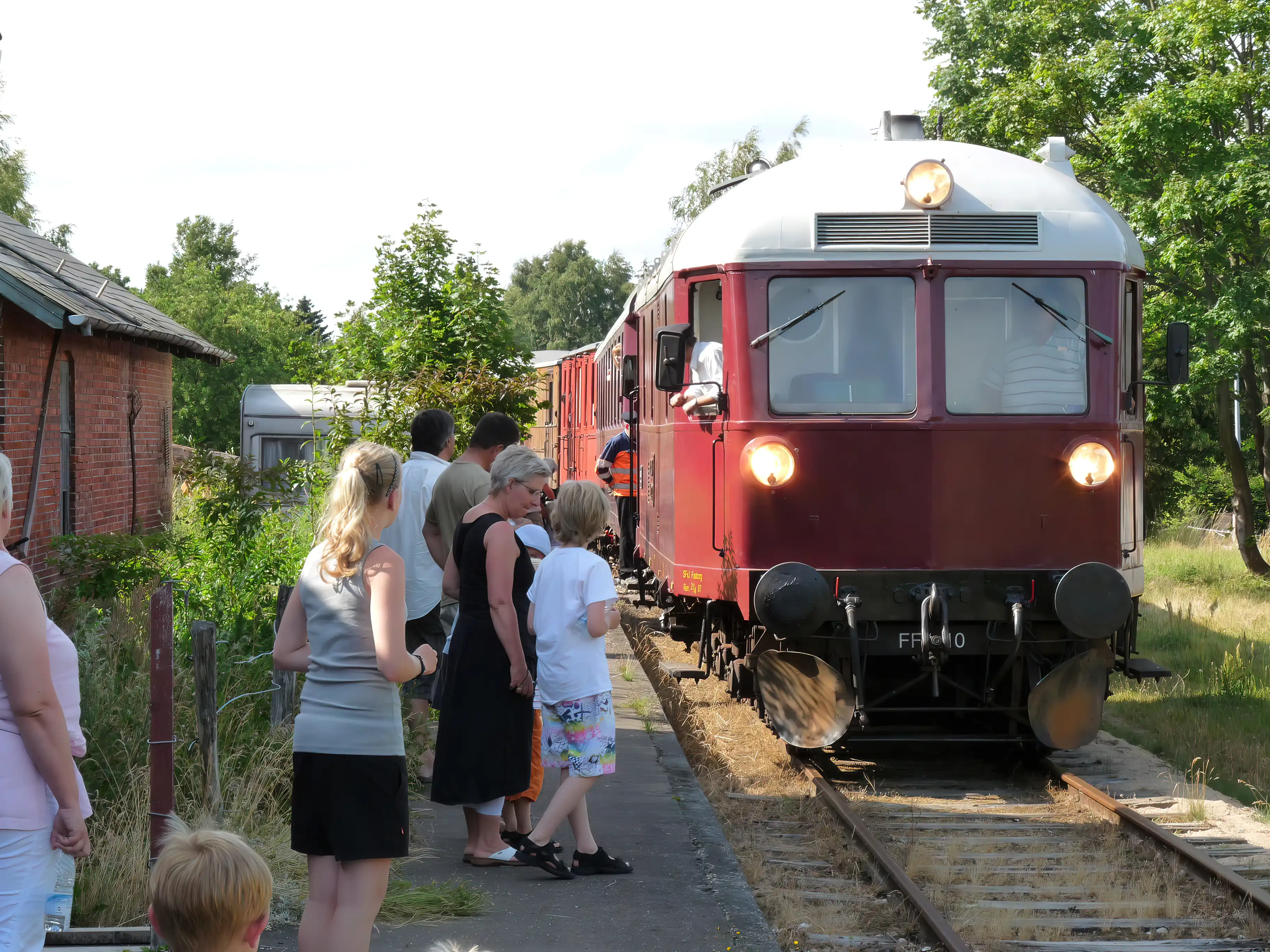 Billede af Korinth Stations sporareal. Billede af Korinth Stations sporareal.