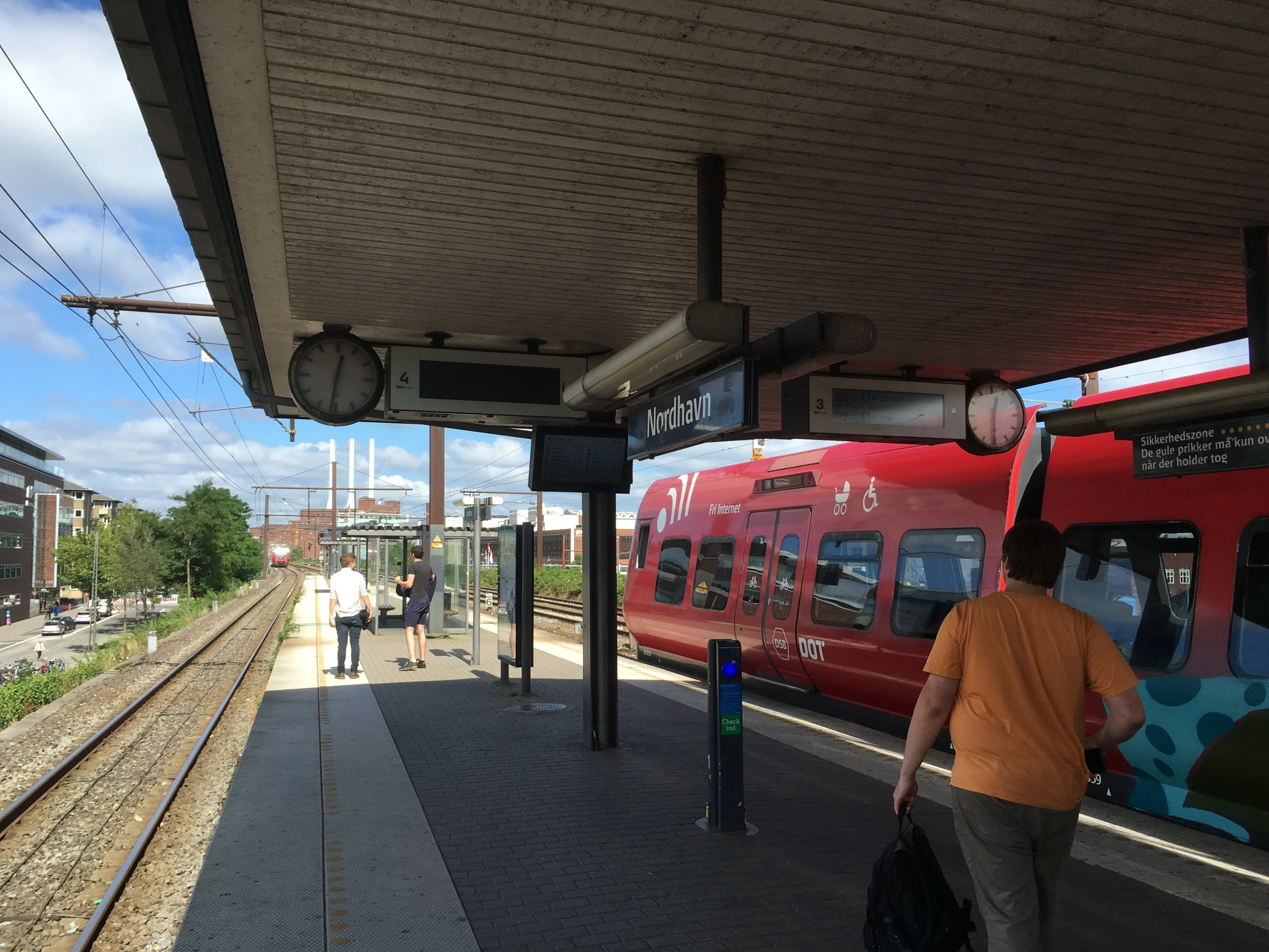 Billede af Nordhavn S-togstrinbræt.